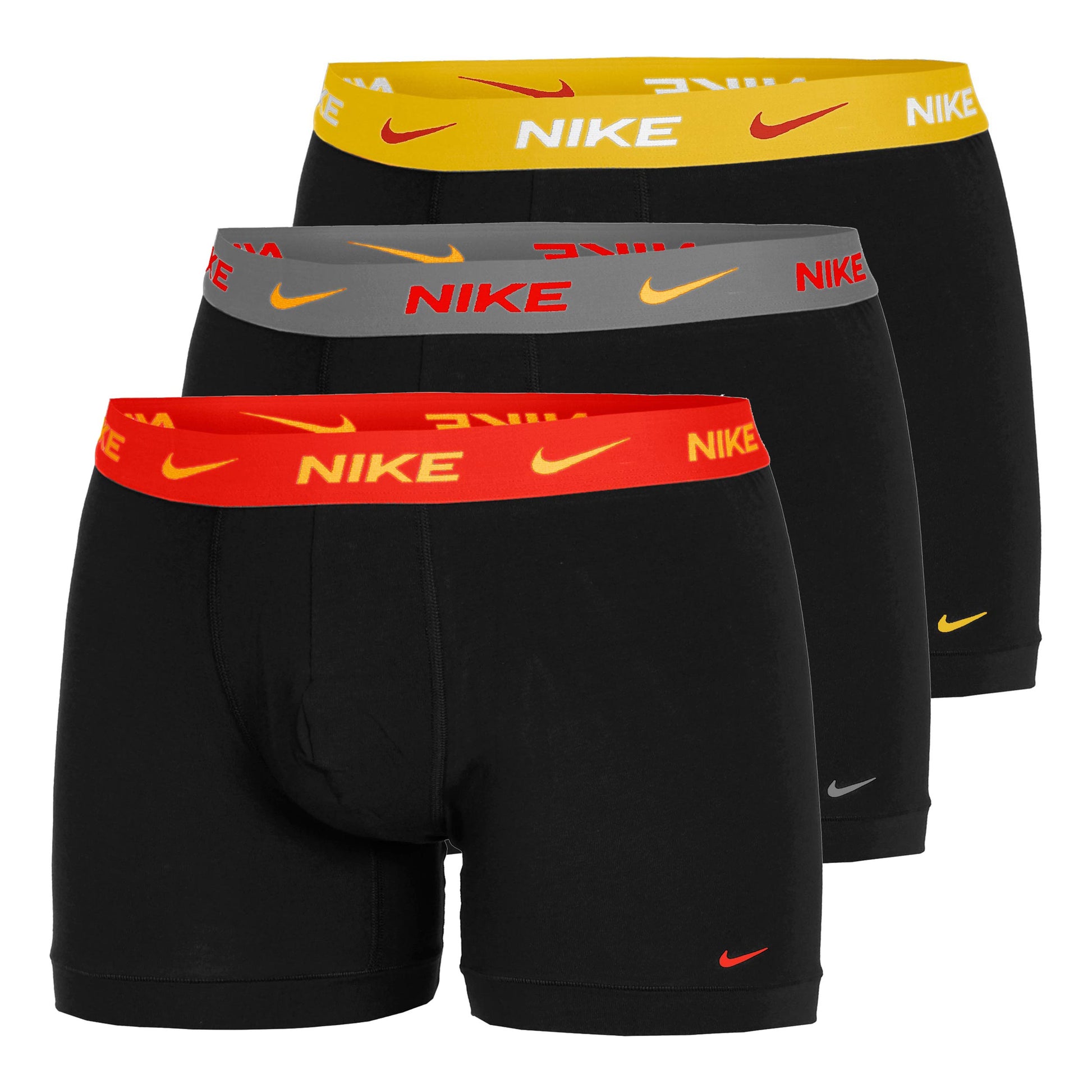 Nike Dri-Fit Essential Micro Trunk Bokserki sportowe - Opakowanie 3 szt. Mężczyźni-czarny, wielokolorowy