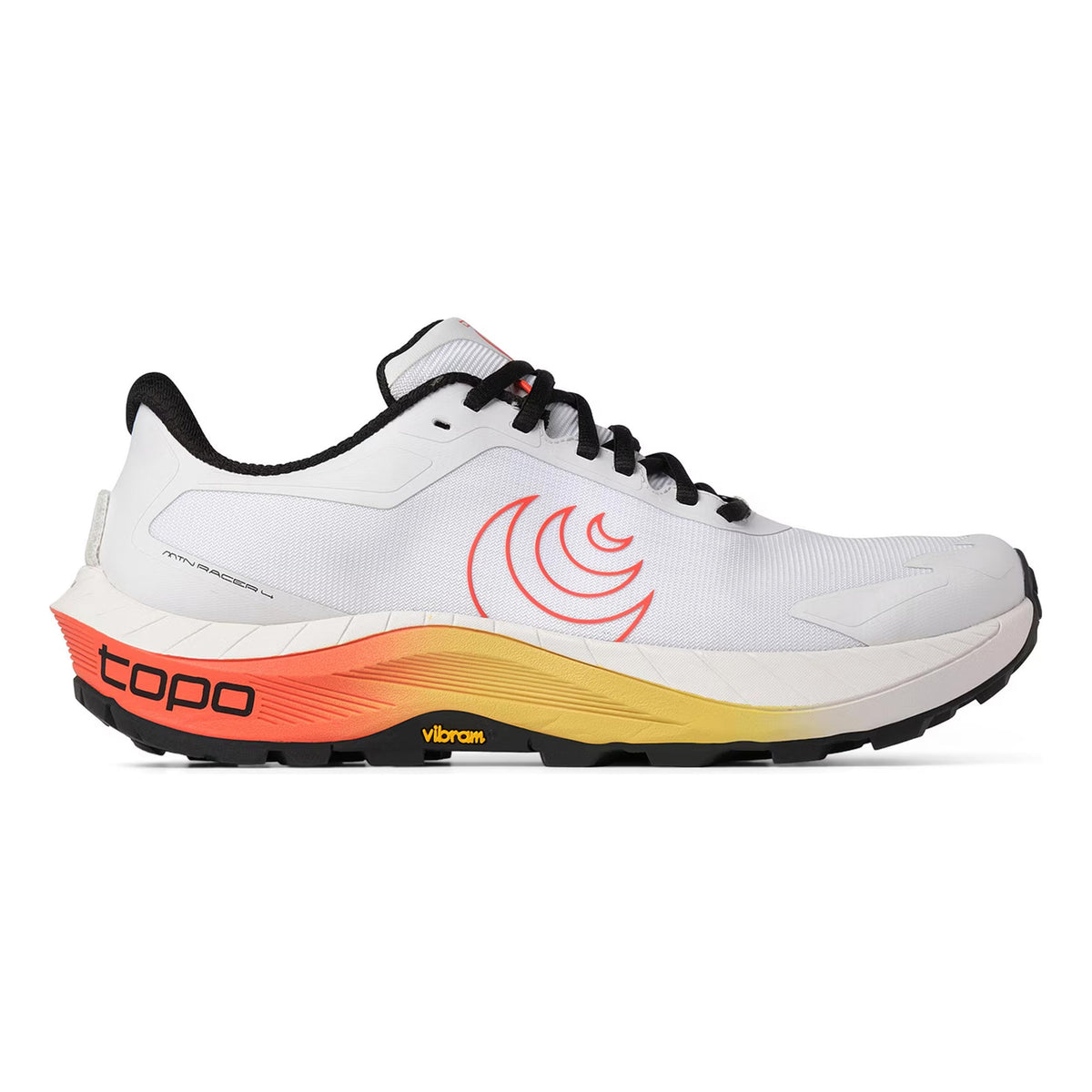 TOPO ATHLETIC MTN Racer 4 But trailowy Mężczyźni - biały, pomarańczowy