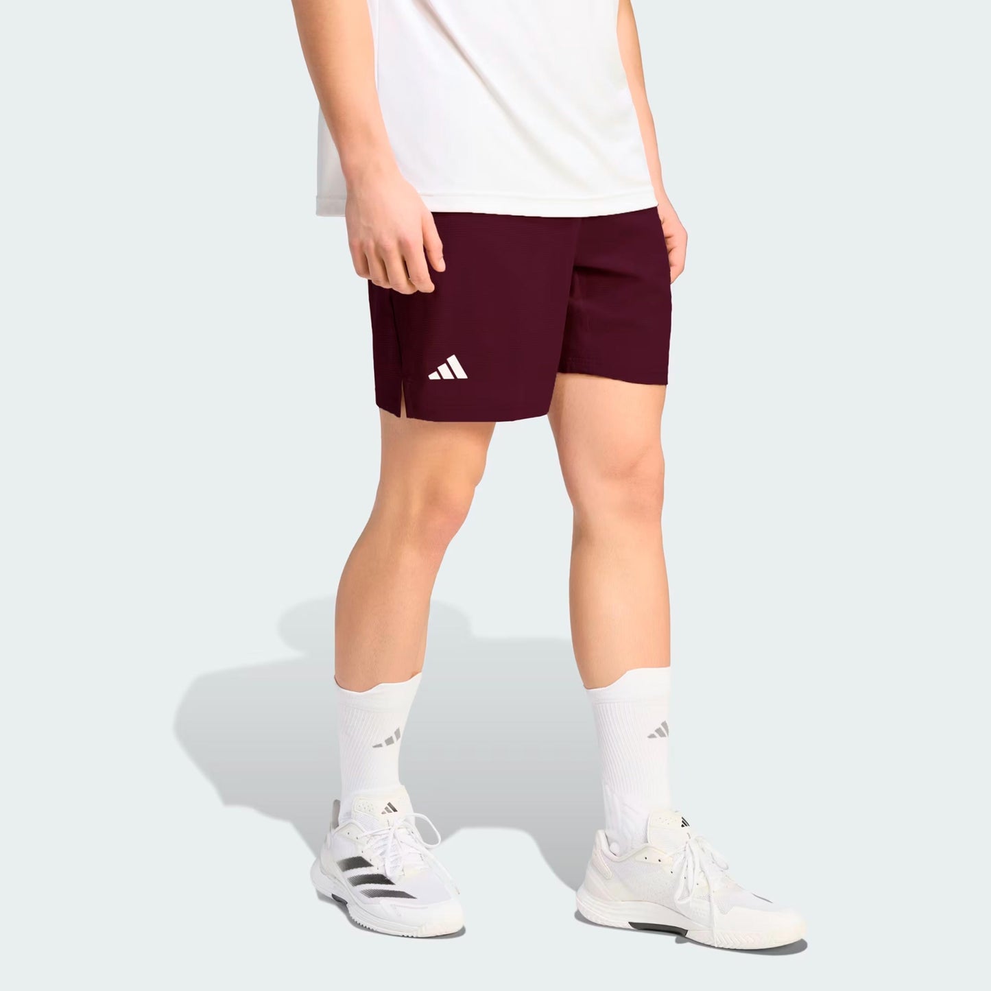 adidas 7Inch Ergo Szorty Mężczyźni - czerwone wino