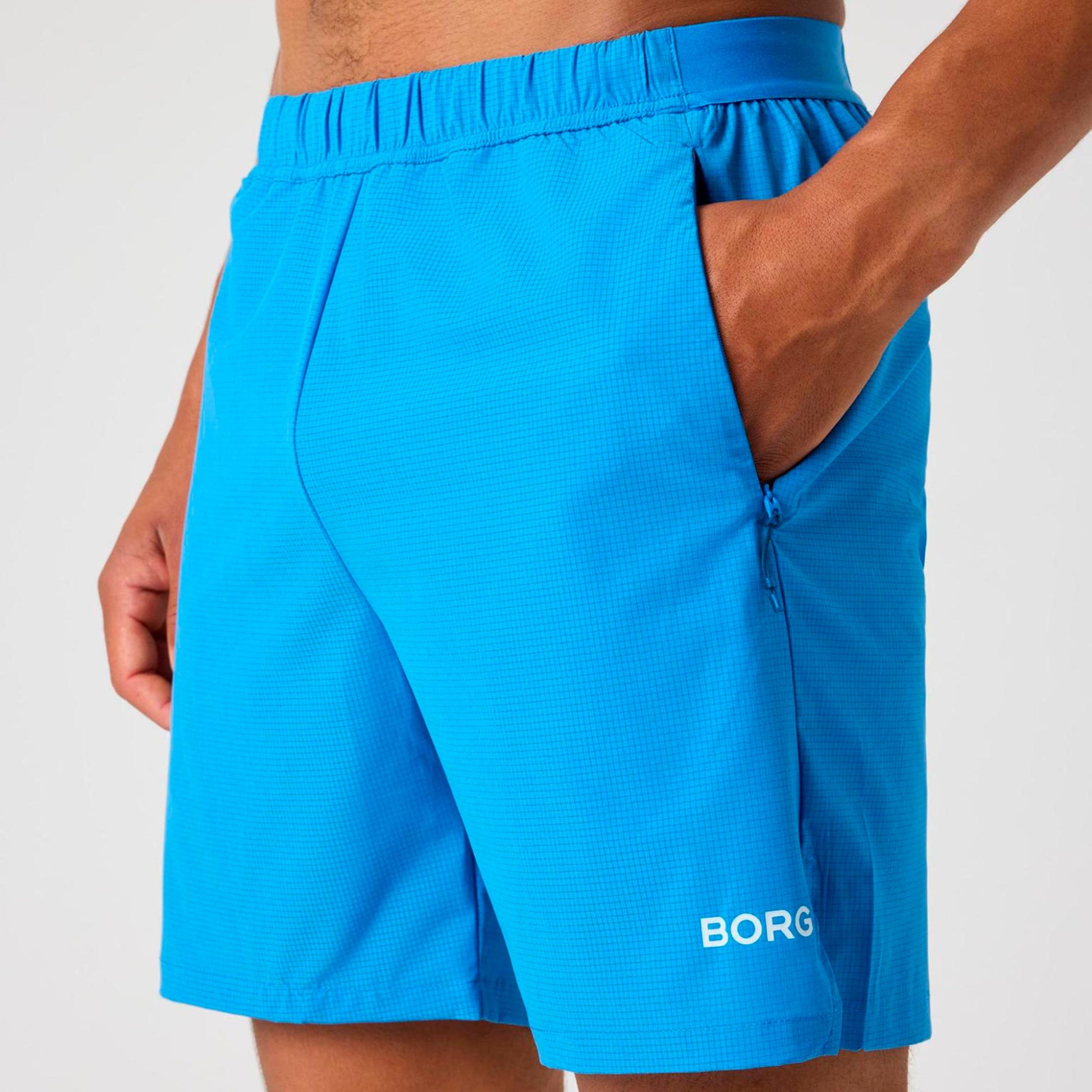 Björn Borg Borg Zip 7 Inch Szorty Mężczyźni - kobaltowy