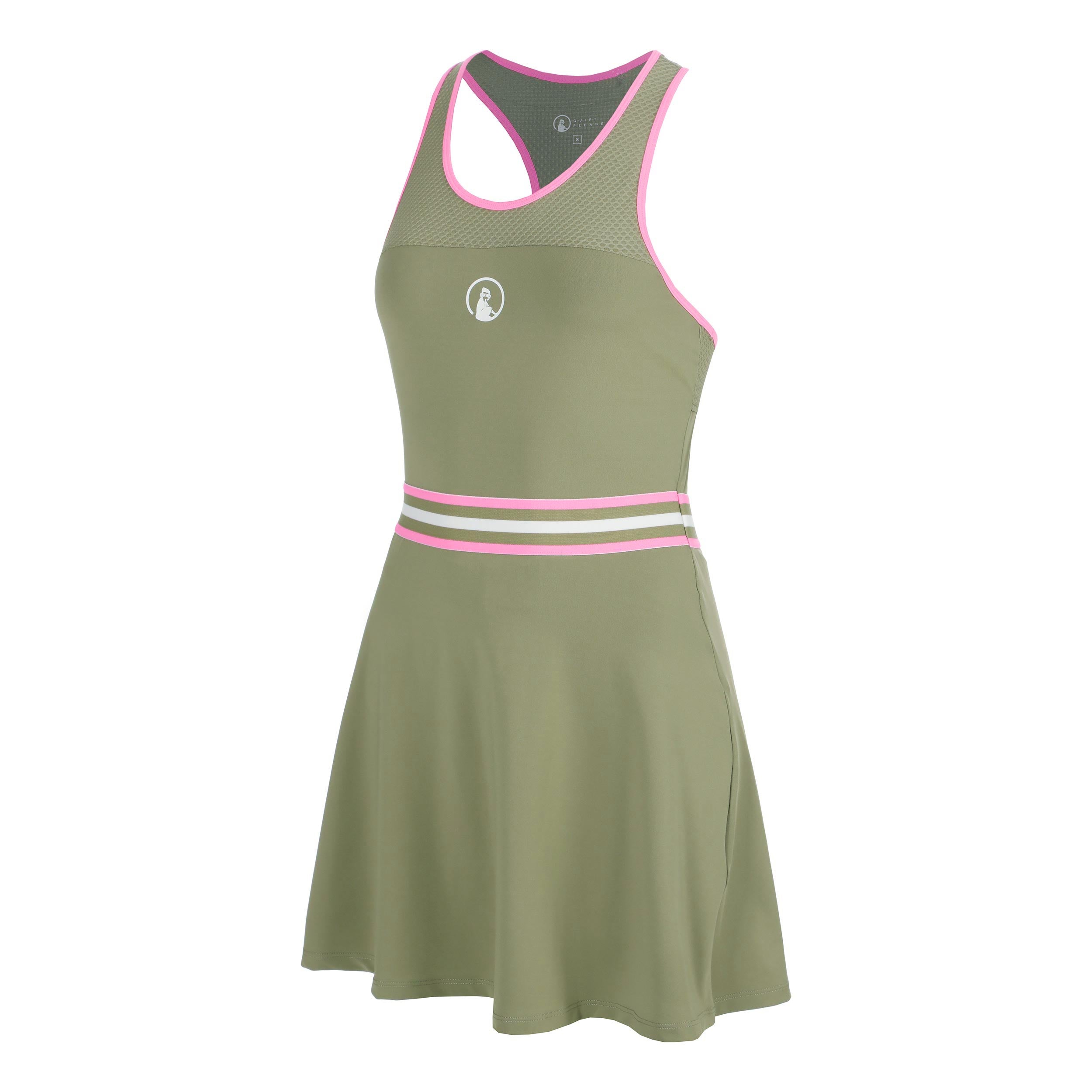 Quiet Please Memories Racerback Sukienka Kobiety - khaki