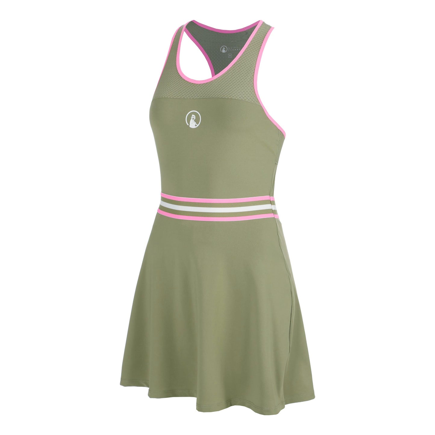 Quiet Please Memories Racerback Sukienka Kobiety - khaki