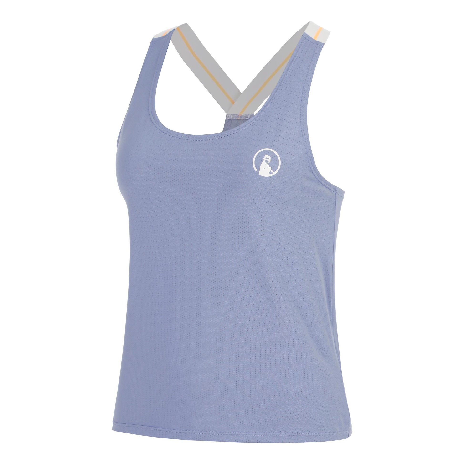 Quiet Please Glow Serve & Volley 2.0 Tank top Kobiety - niebieski