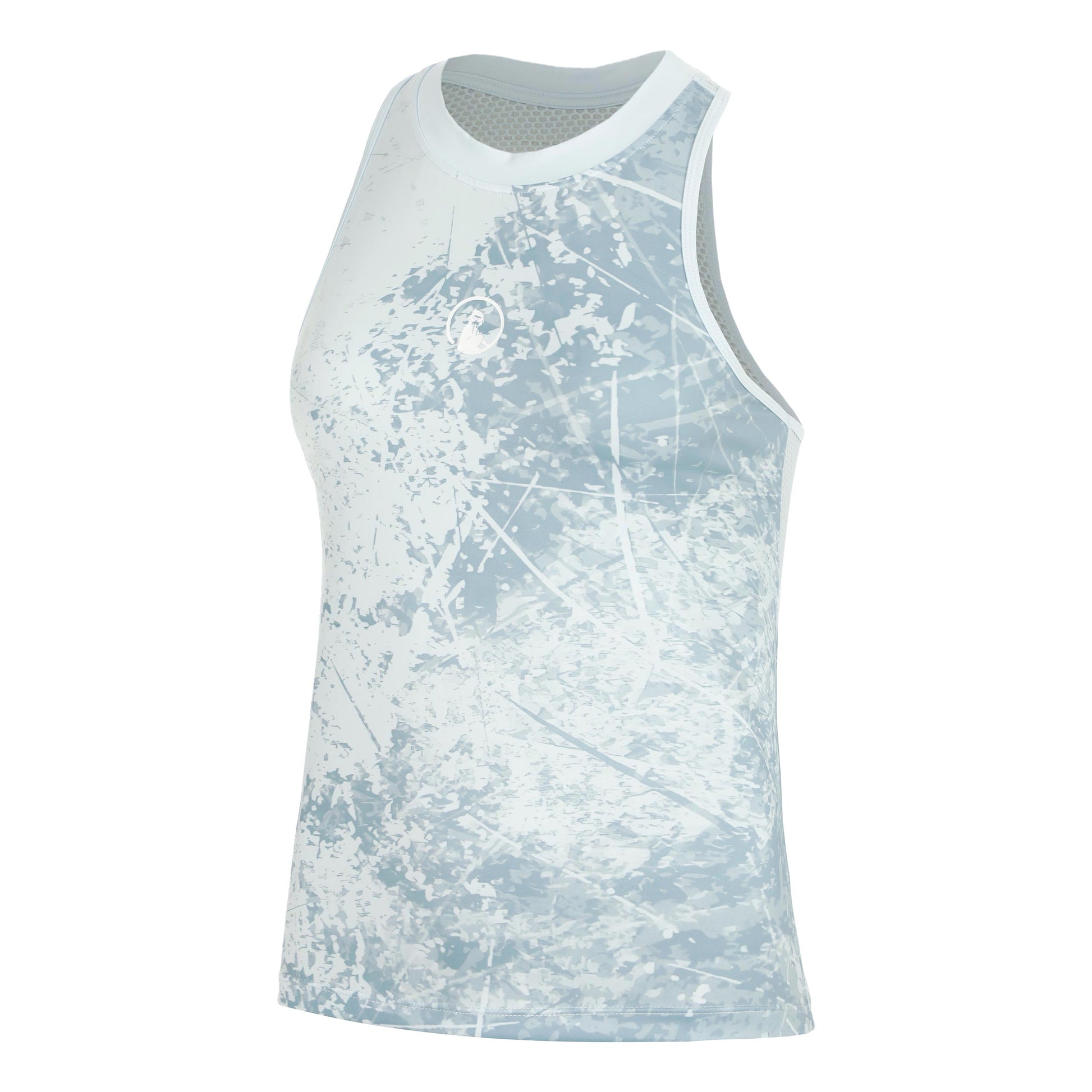 Quiet Please Memories Racerback Scrubbled 2.0 Tank top Kobiety - jasnoniebieski