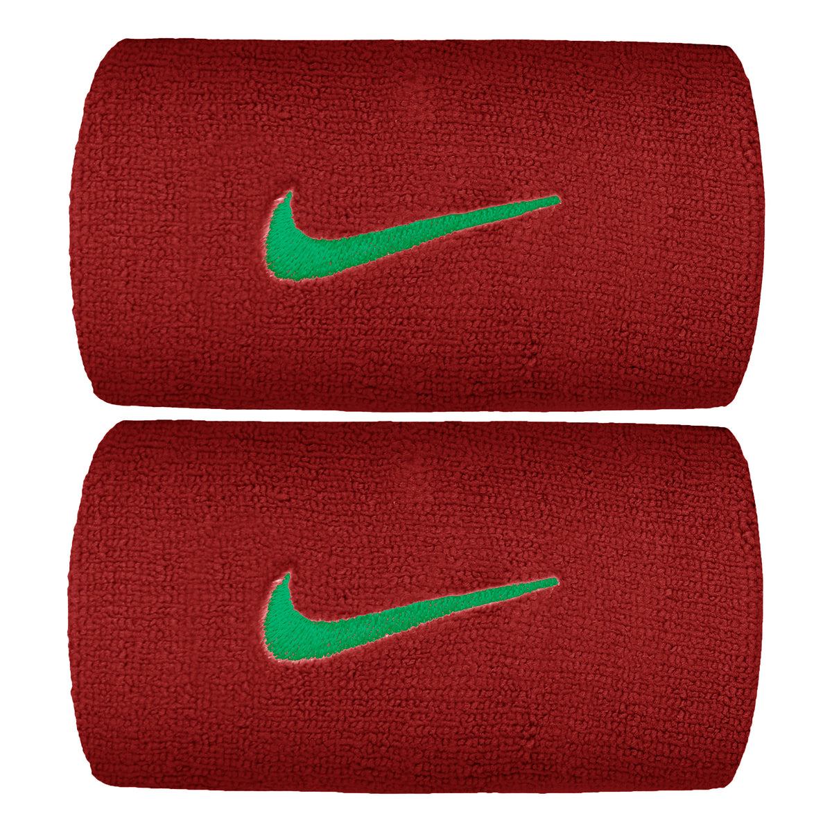 Nike Premier DW Opaska przeciwpotna Opakowanie 2 szt. długi - ciemnoczerwony, miętowy
