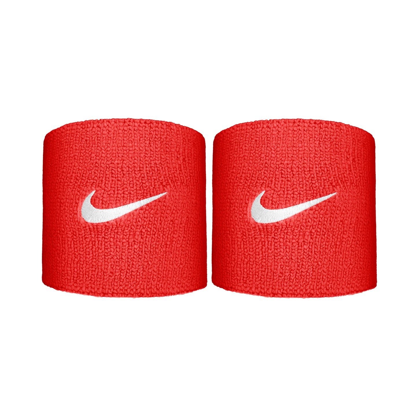 Nike Premier Opaska przeciwpotna Opakowanie 2 szt. krótki - jasnoczerwony, biały