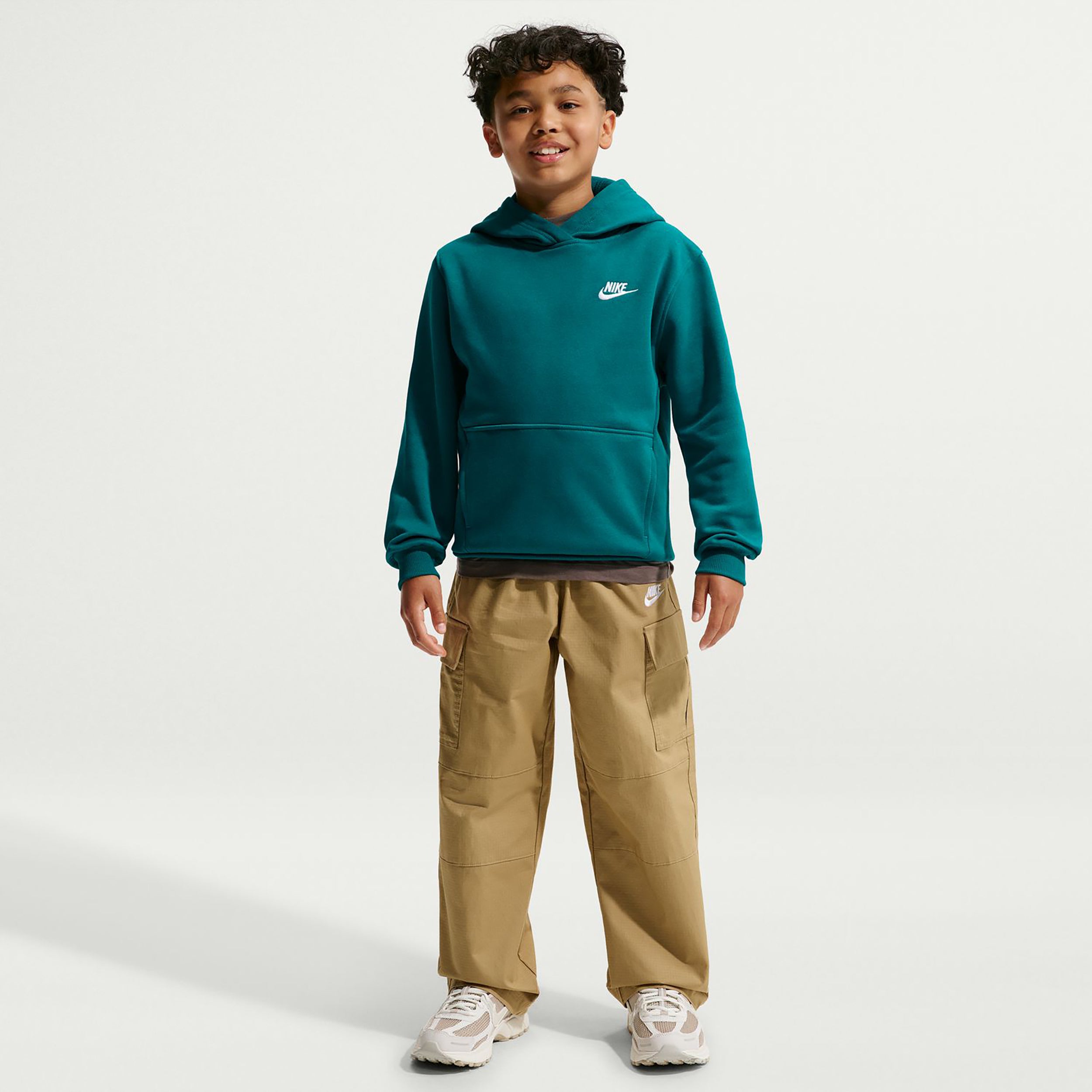 Nike Club Fleece Bluza Dzieci - petrolowy