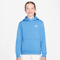 Club Fleece Bluza Dzieci - jasnoniebieski, biały
