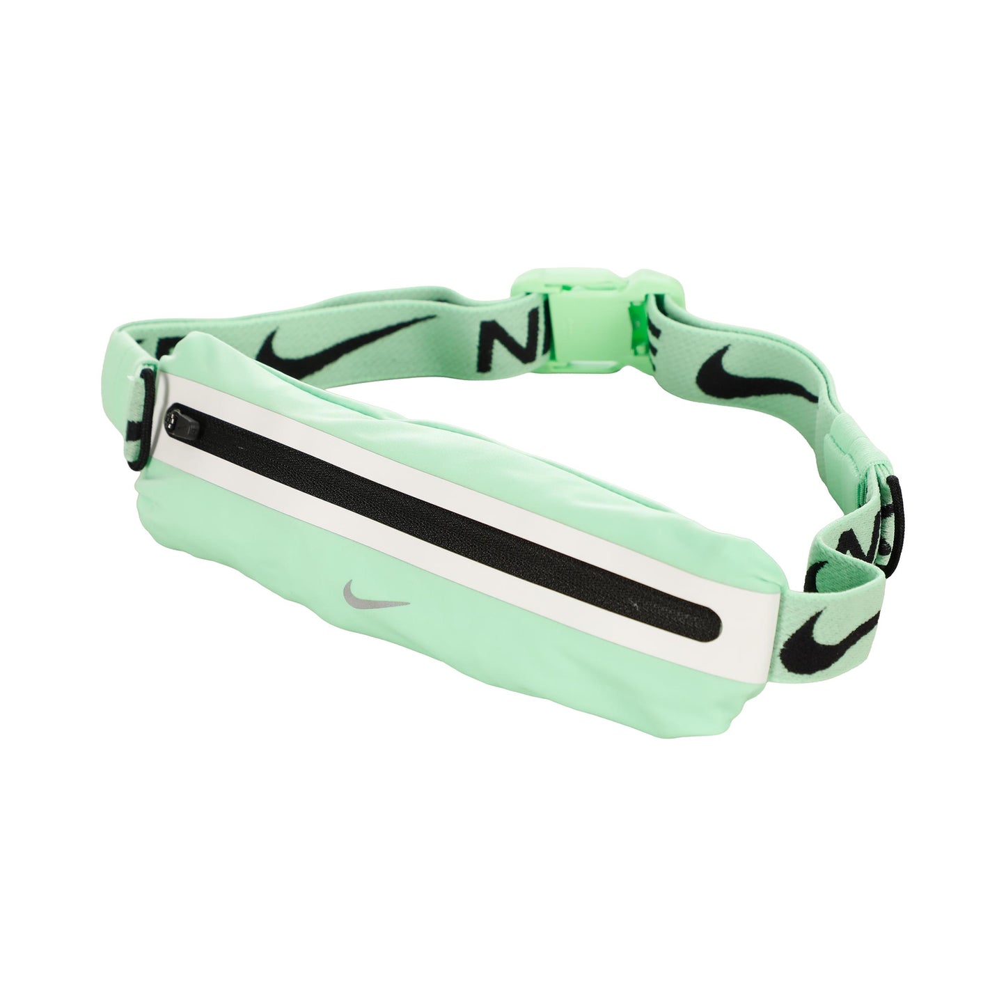 Nike Slim 4.0 Pasy do biegania - zieleń, czarny