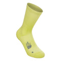 Never Stop Crew  Skarpety do biegania Unisex - limonka, szary