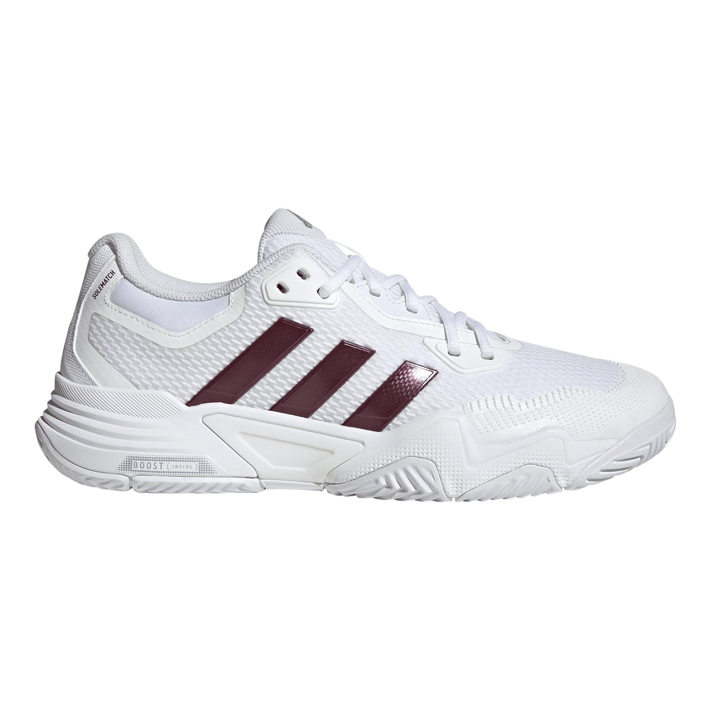 adidas Solematch Control 2 buty do tenisa allcourt Mężczyźni - biały, czerwone wino