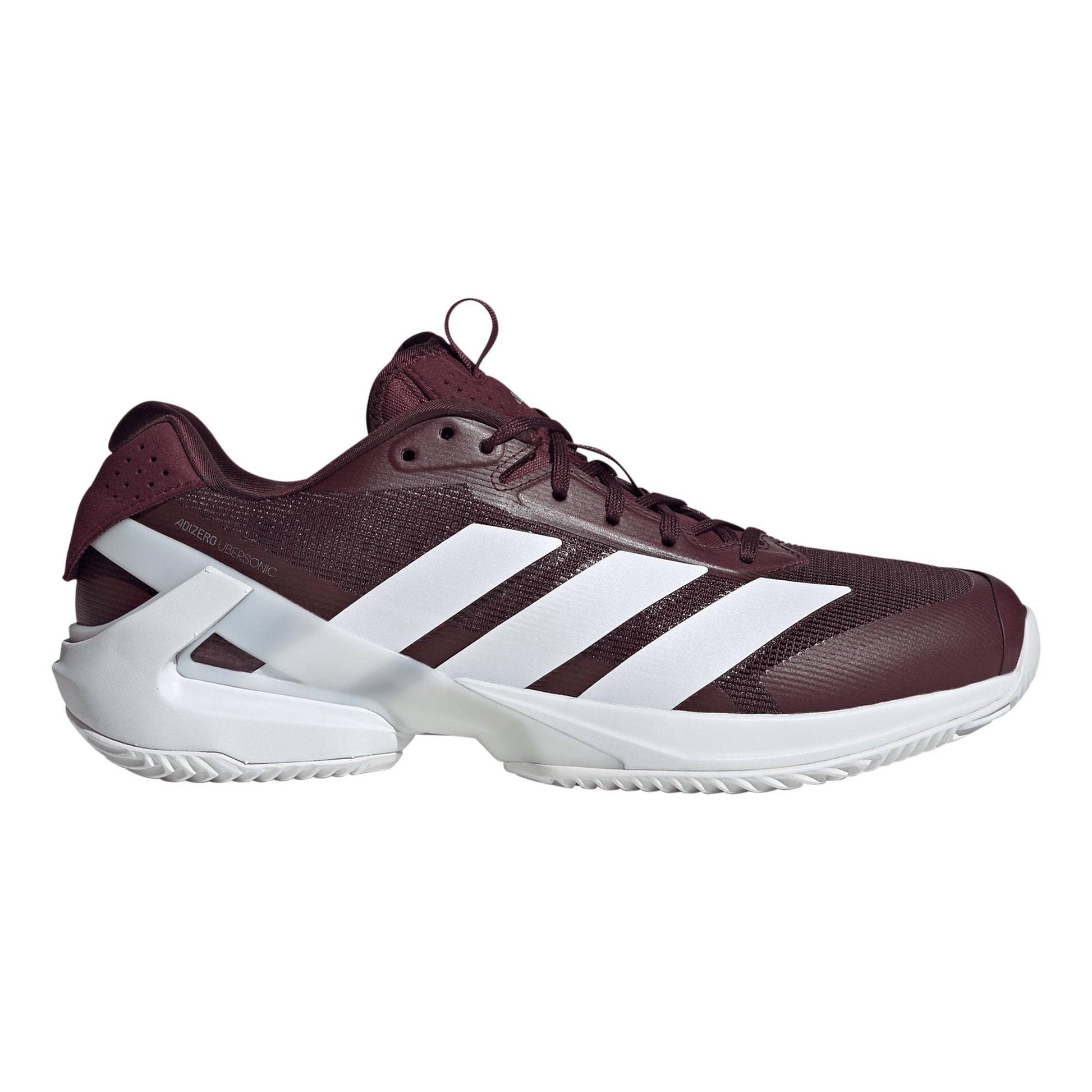 adidas adizero Ubersonic 5 buty do tenisa ziemnego Mężczyźni - czerwone wino, srebrny