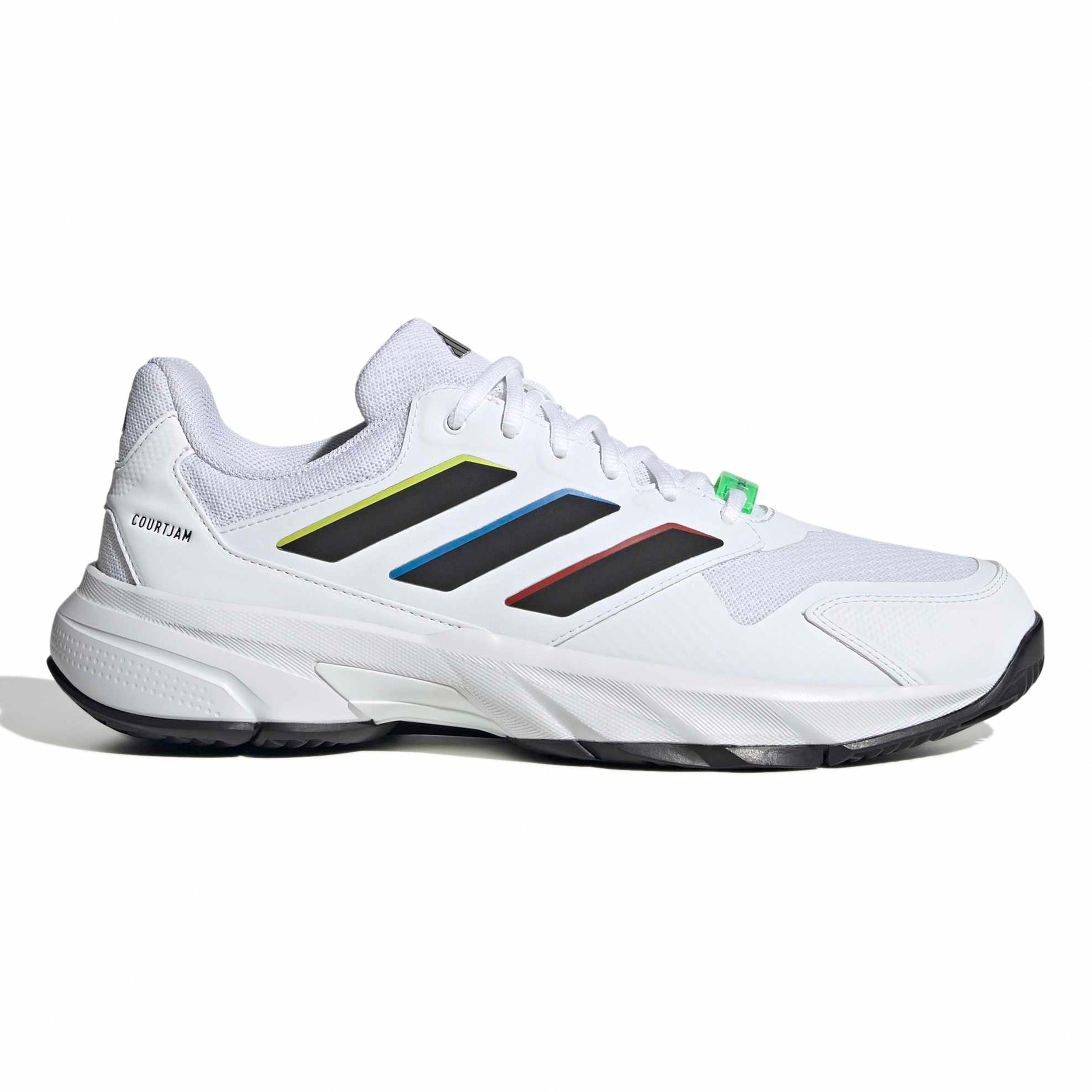 adidas CourtJam Control 3 buty do tenisa allcourt Mężczyźni - złamana biel, wielokolorowy