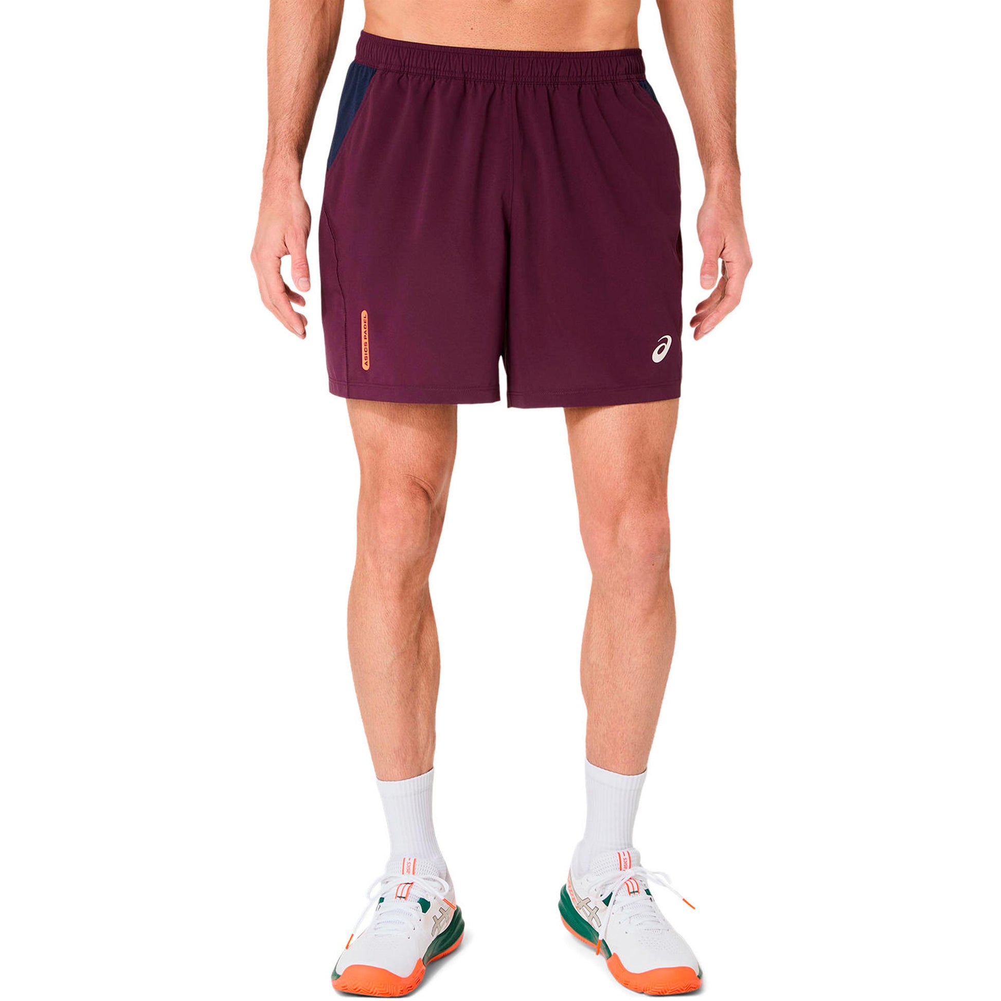 ASICS Court 7in Szorty Mężczyźni - czerwone wino