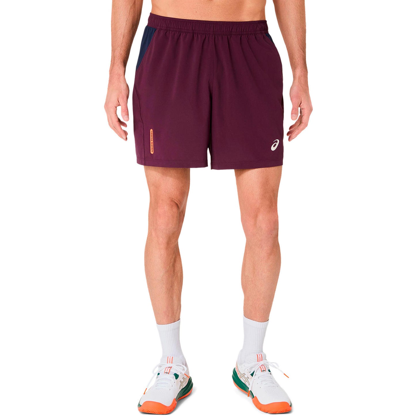 ASICS Court 7in Szorty Mężczyźni - czerwone wino