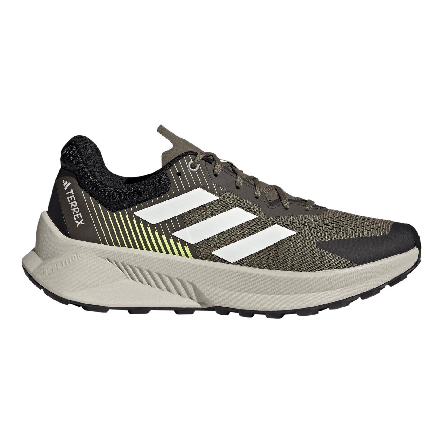 adidas Terrex Soulstride Flow But trailowy Mężczyźni - oliwka, biały
