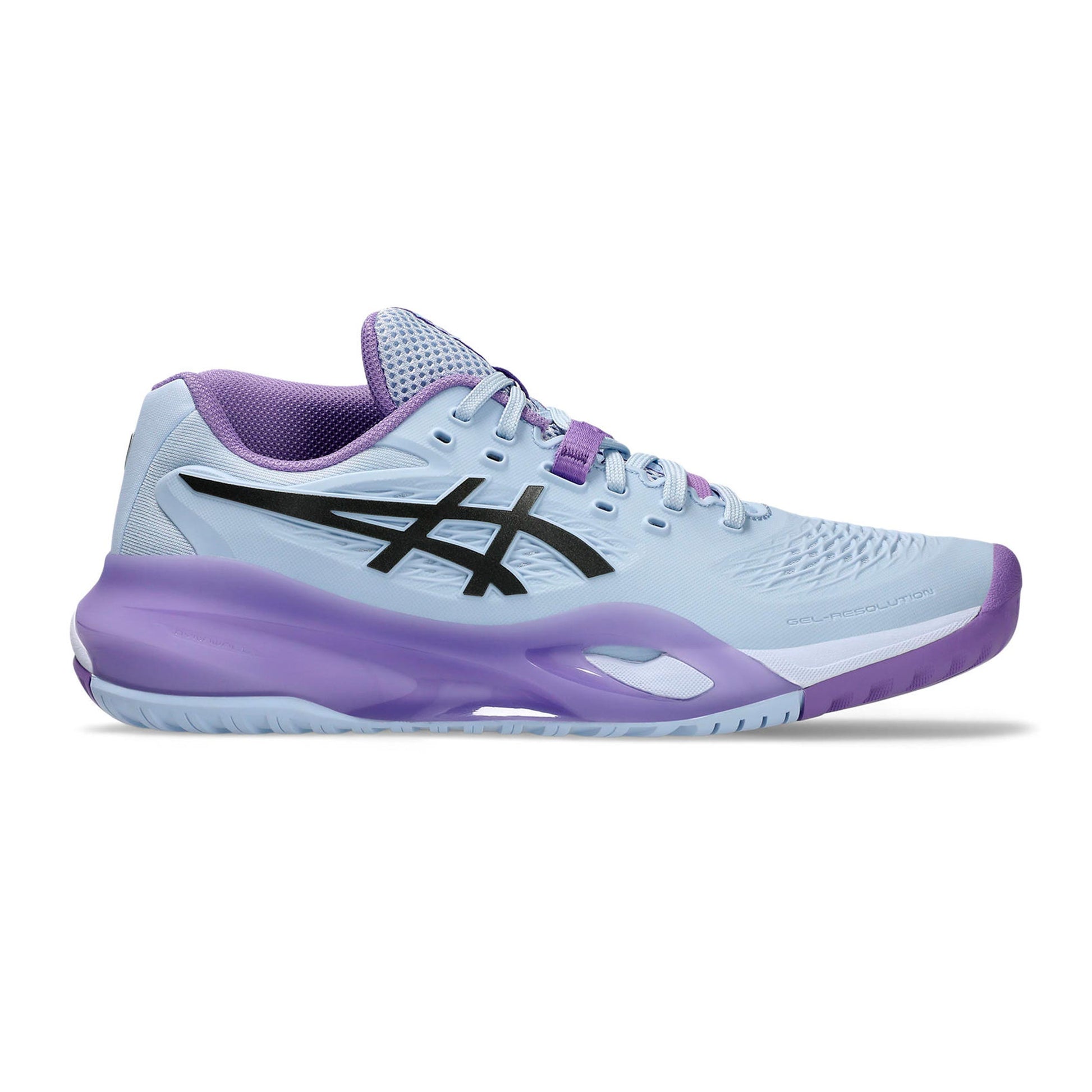 ASICS Gel-Resolution X Night Energy buty do tenisa allcourt Kobiety - jasnoniebieski, liliowy