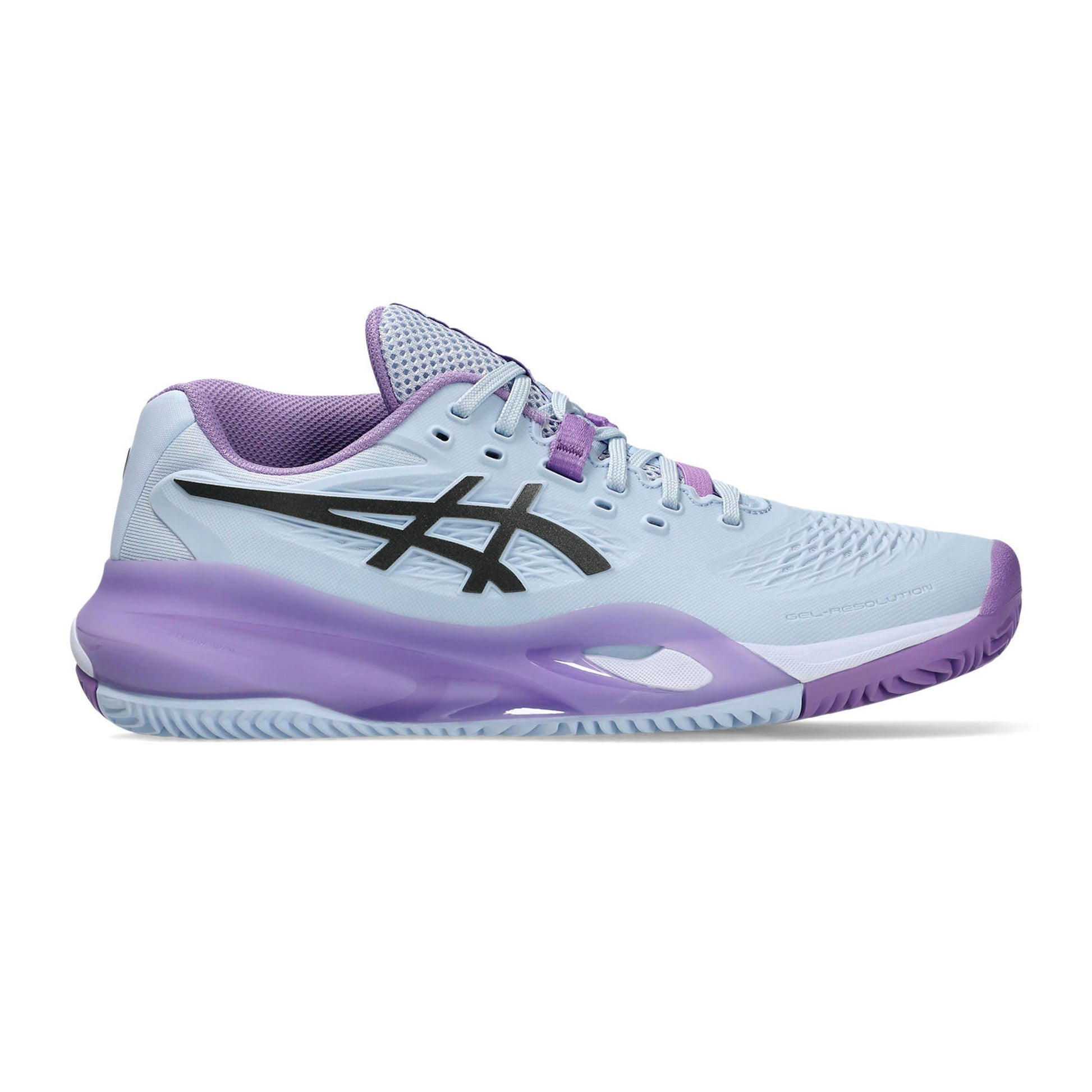ASICS Gel-Resolution X Night Energy buty do tenisa ziemnego Kobiety - jasnoniebieski, liliowy