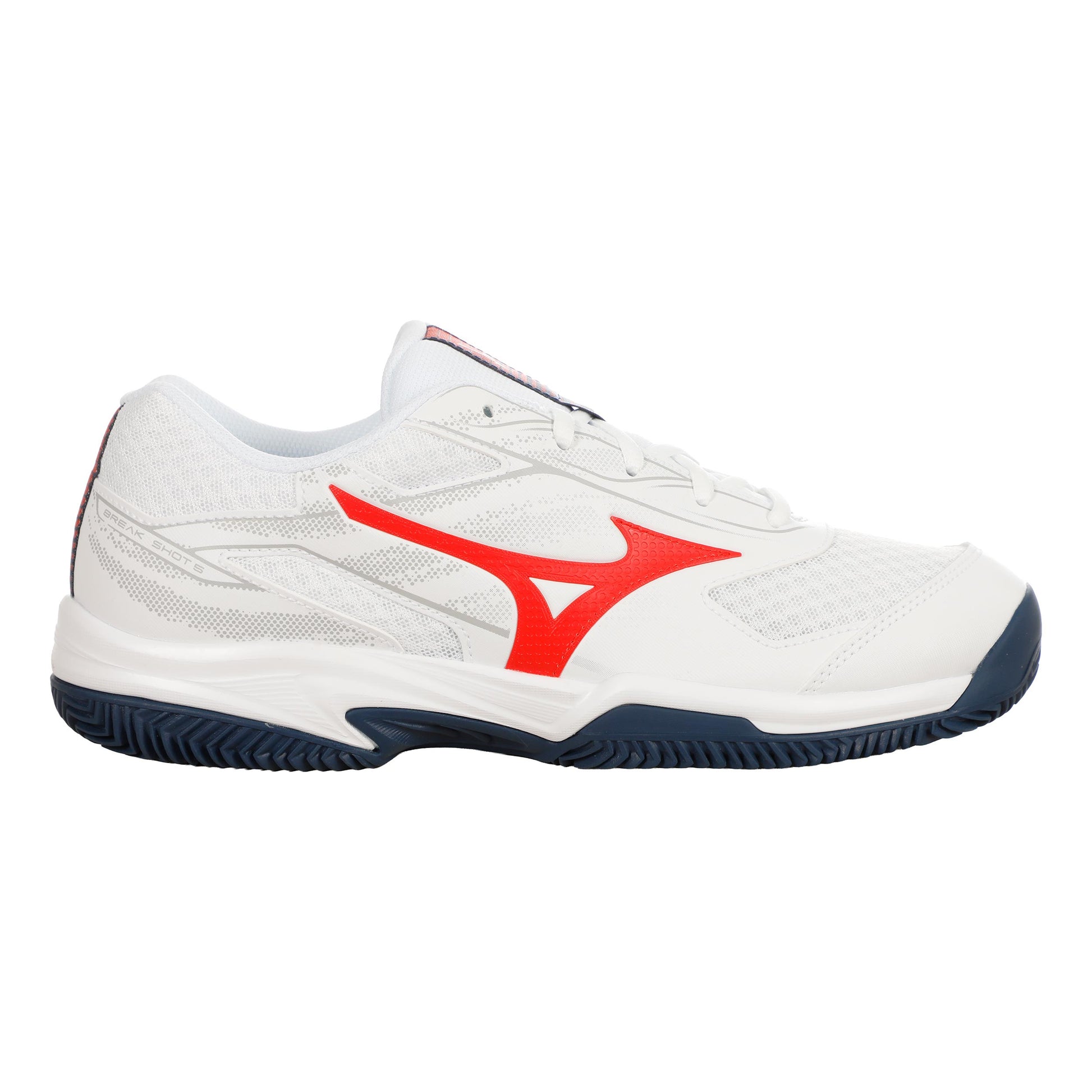 Mizuno Break Shot 5 buty do tenisa ziemnego Mężczyźni - biały, pomarańczowy