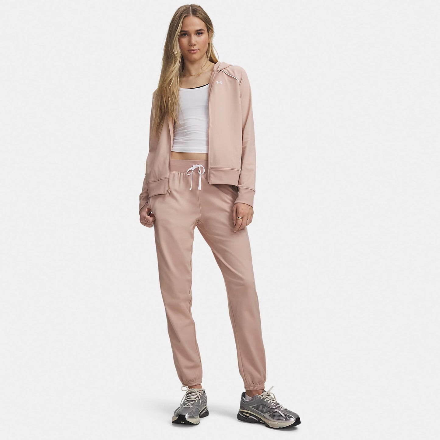 Under Armour Rival Tricot Dres Kobiety - różowy, biały