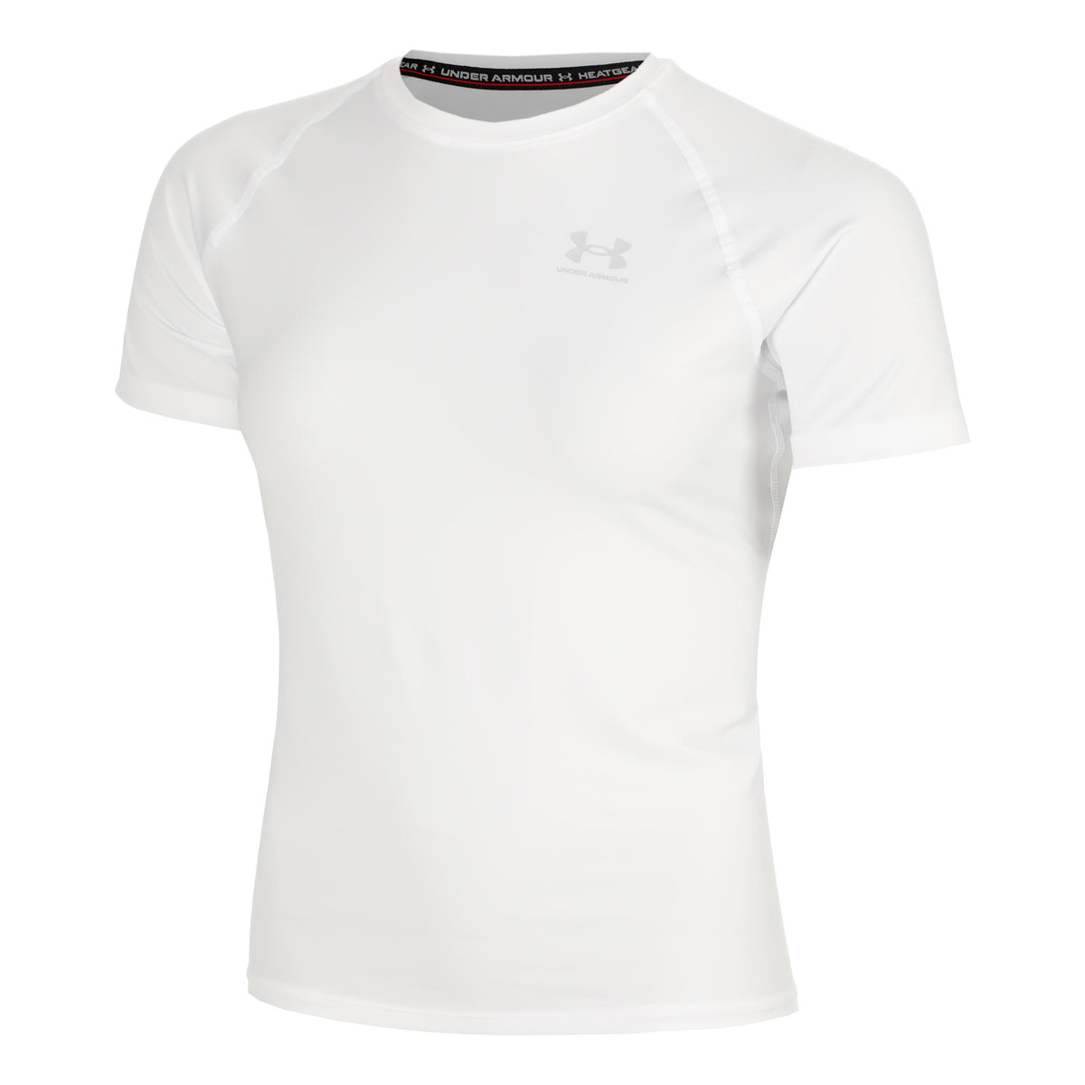 Under Armour Heatgear Authentics Comp Koszulka Kobiety - biały, jasnoszary