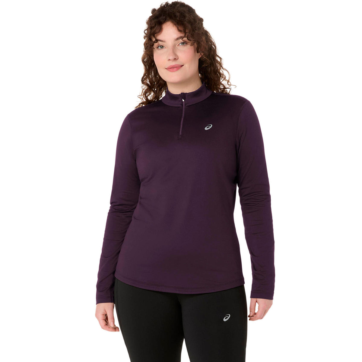 ASICS Core 1/2 Zip Winter  Koszulka do biegania Kobiety - czerwone wino
