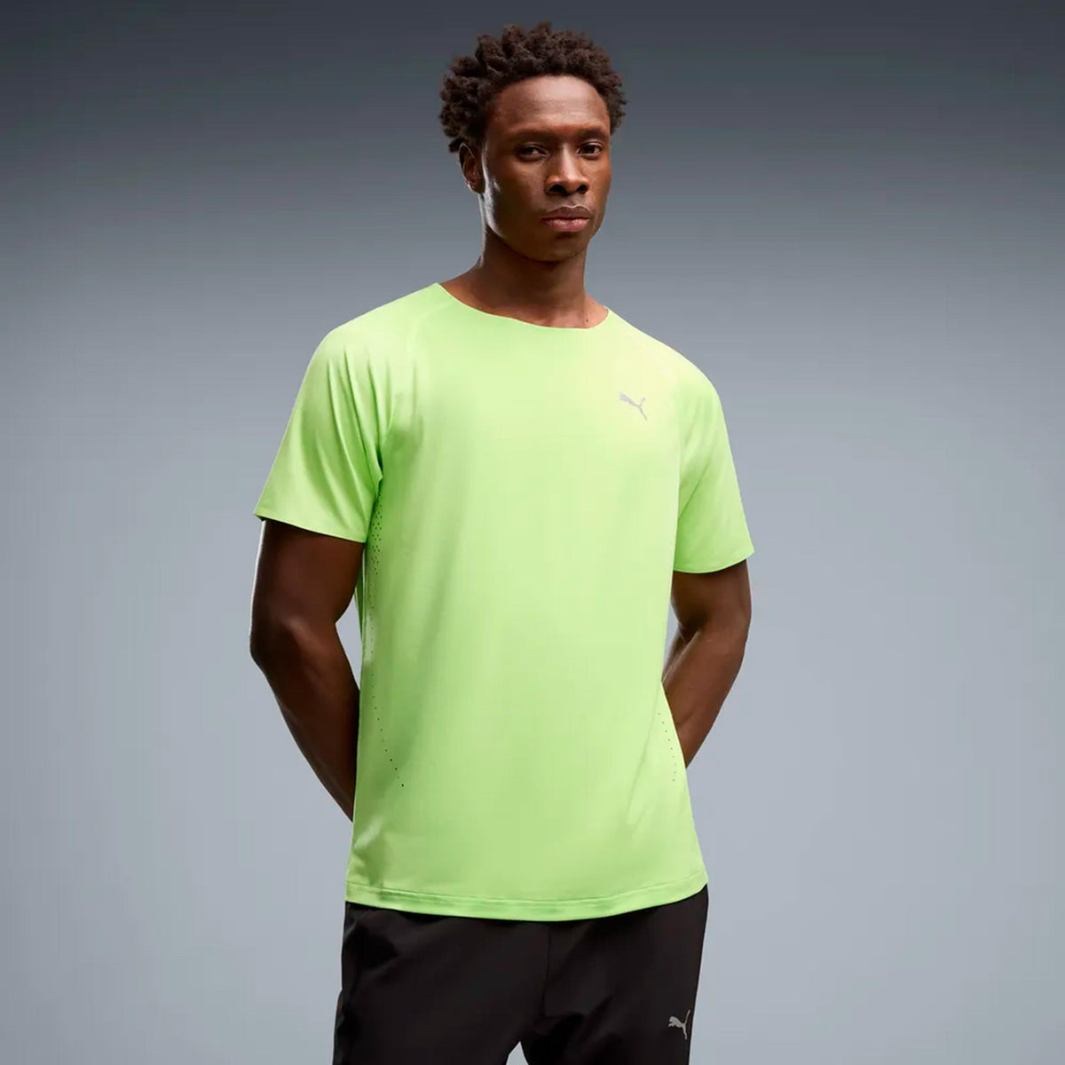 Puma Everyday Cloudspun  Koszulka do biegania Mężczyźni - limonka