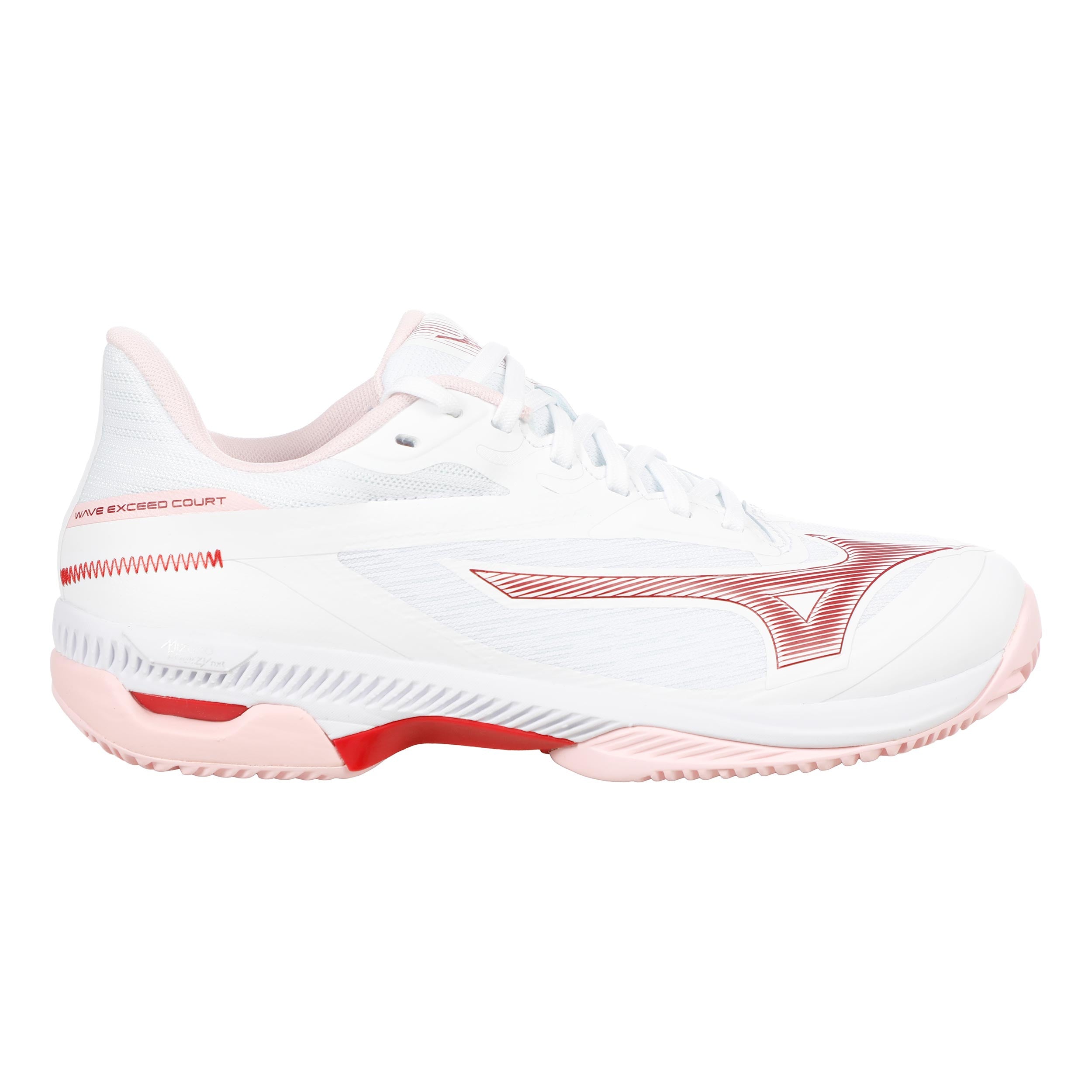 Mizuno Wave Exceed Court buty do tenisa ziemnego Kobiety - biały, jagoda