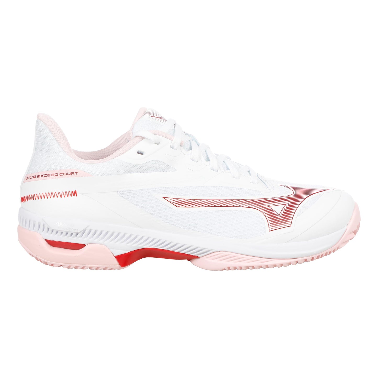 Mizuno Wave Exceed Court buty do tenisa ziemnego Kobiety - biały, jagoda