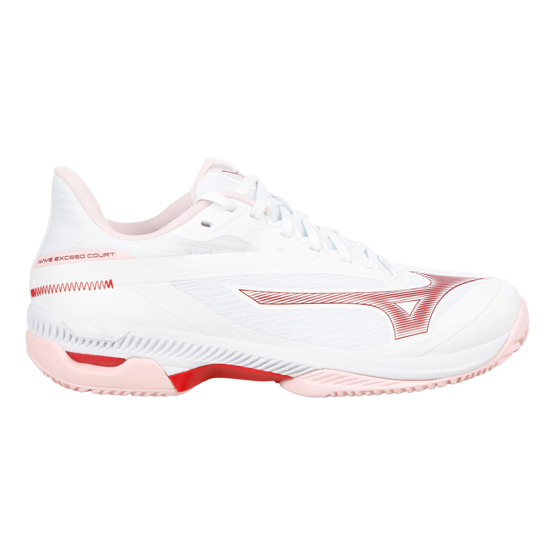 Mizuno Wave Exceed Court buty do tenisa ziemnego Kobiety - biały, jagoda