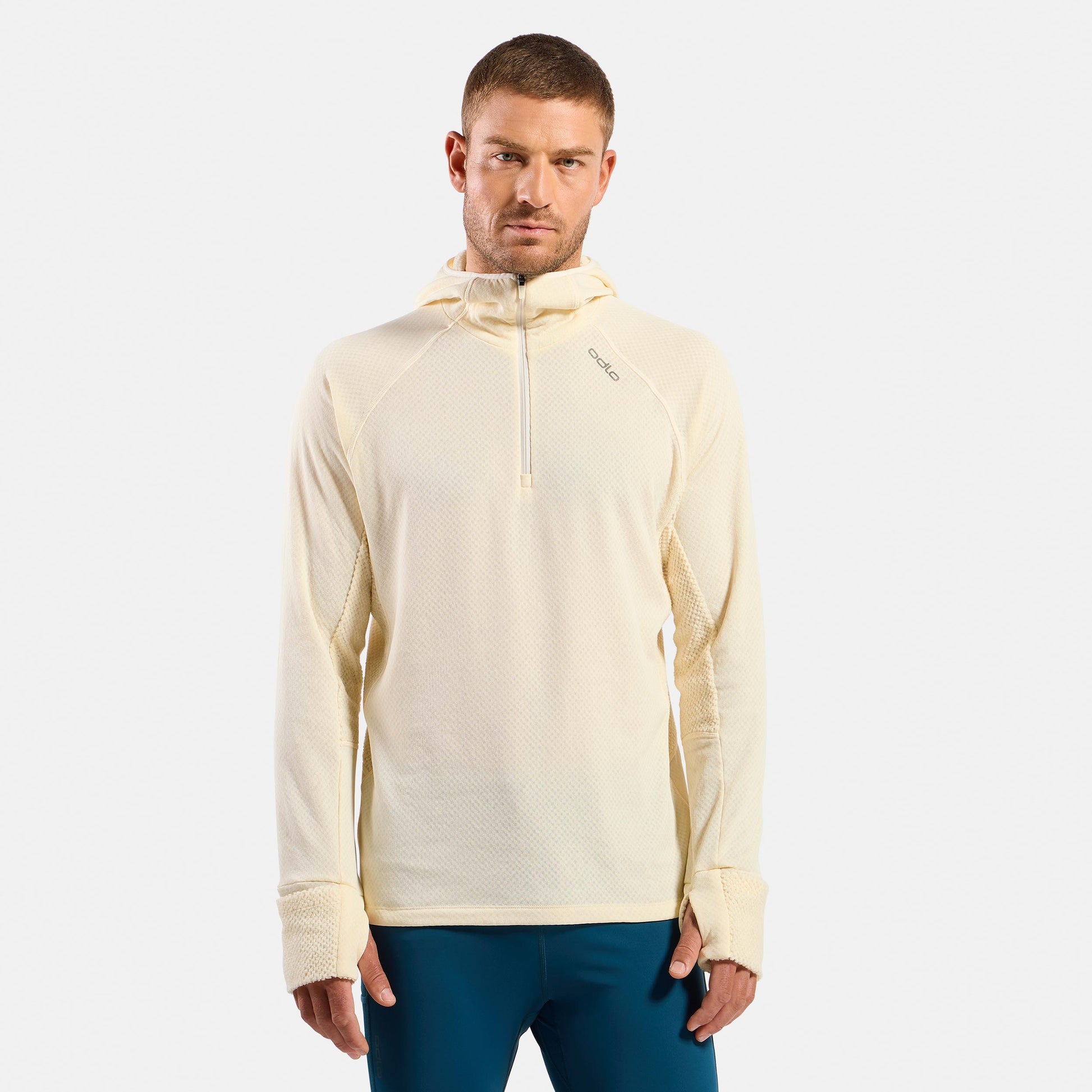 Odlo X-Alp Midlayer  Koszulka do biegania Mężczyźni - krem