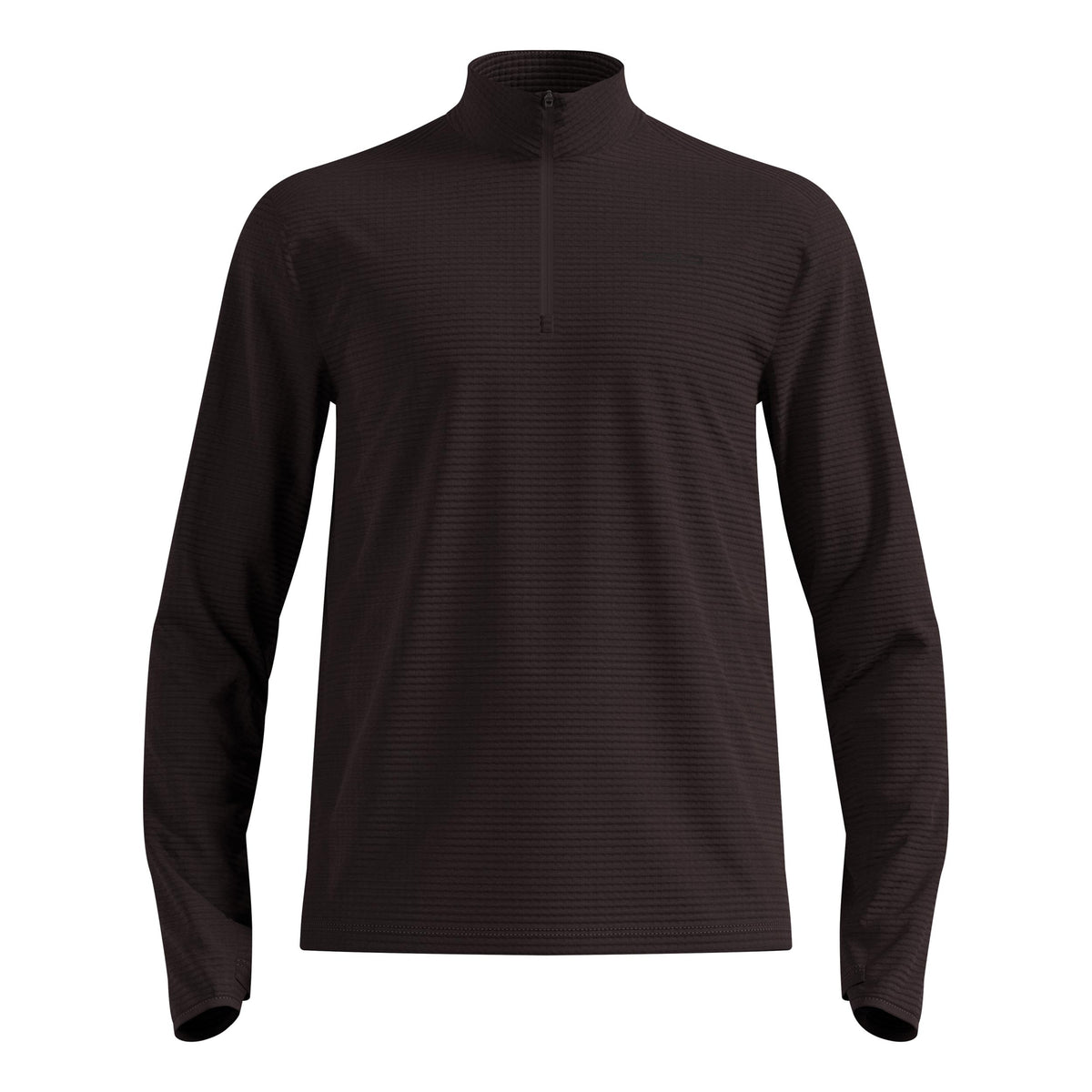 Odlo Essential Thermal Midlayer 1/2 Zip Koszulka do biegania Mężczyźni - brąz