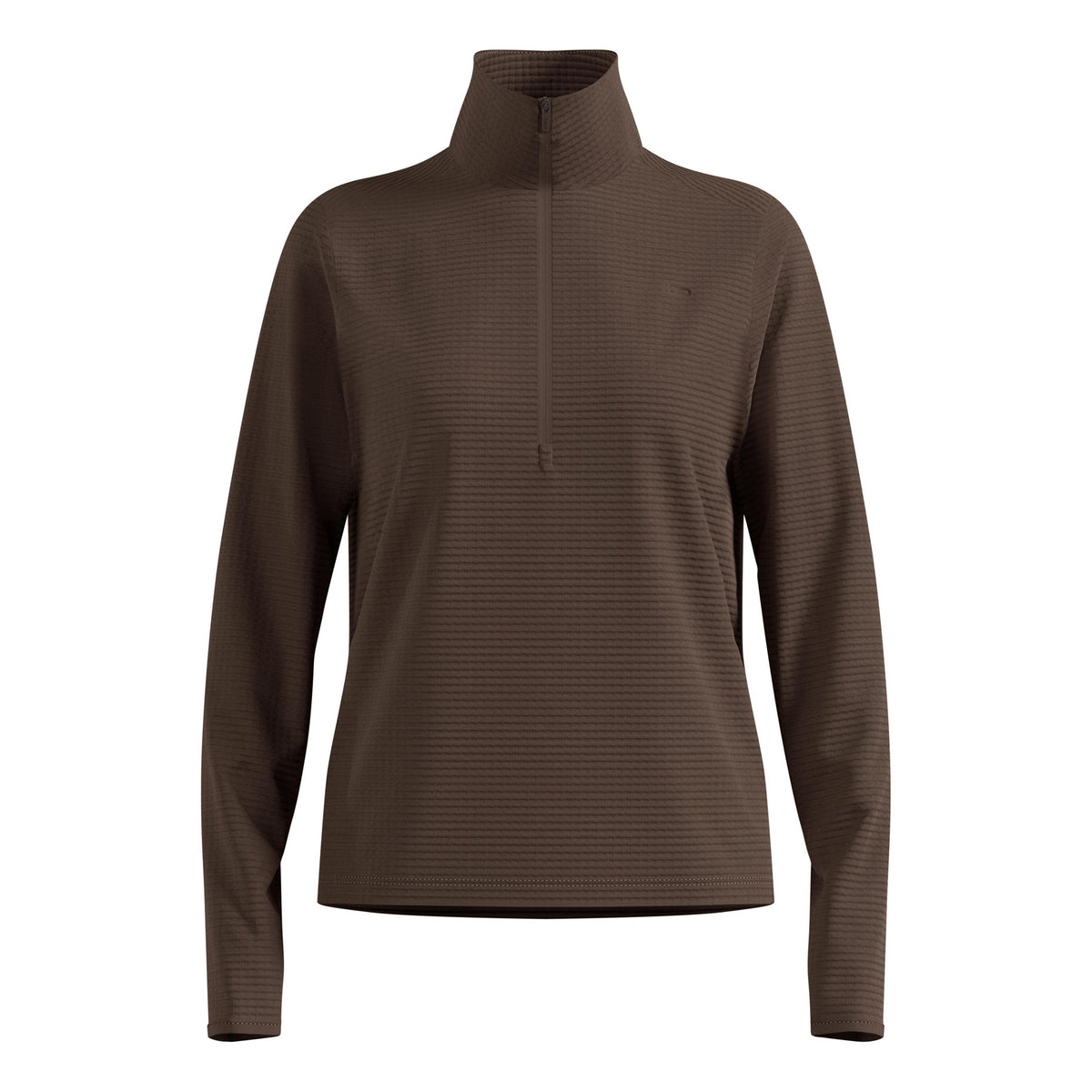 Odlo Essential Thermal Midlayer 1/2 Zip Koszulka do biegania Kobiety - brąz