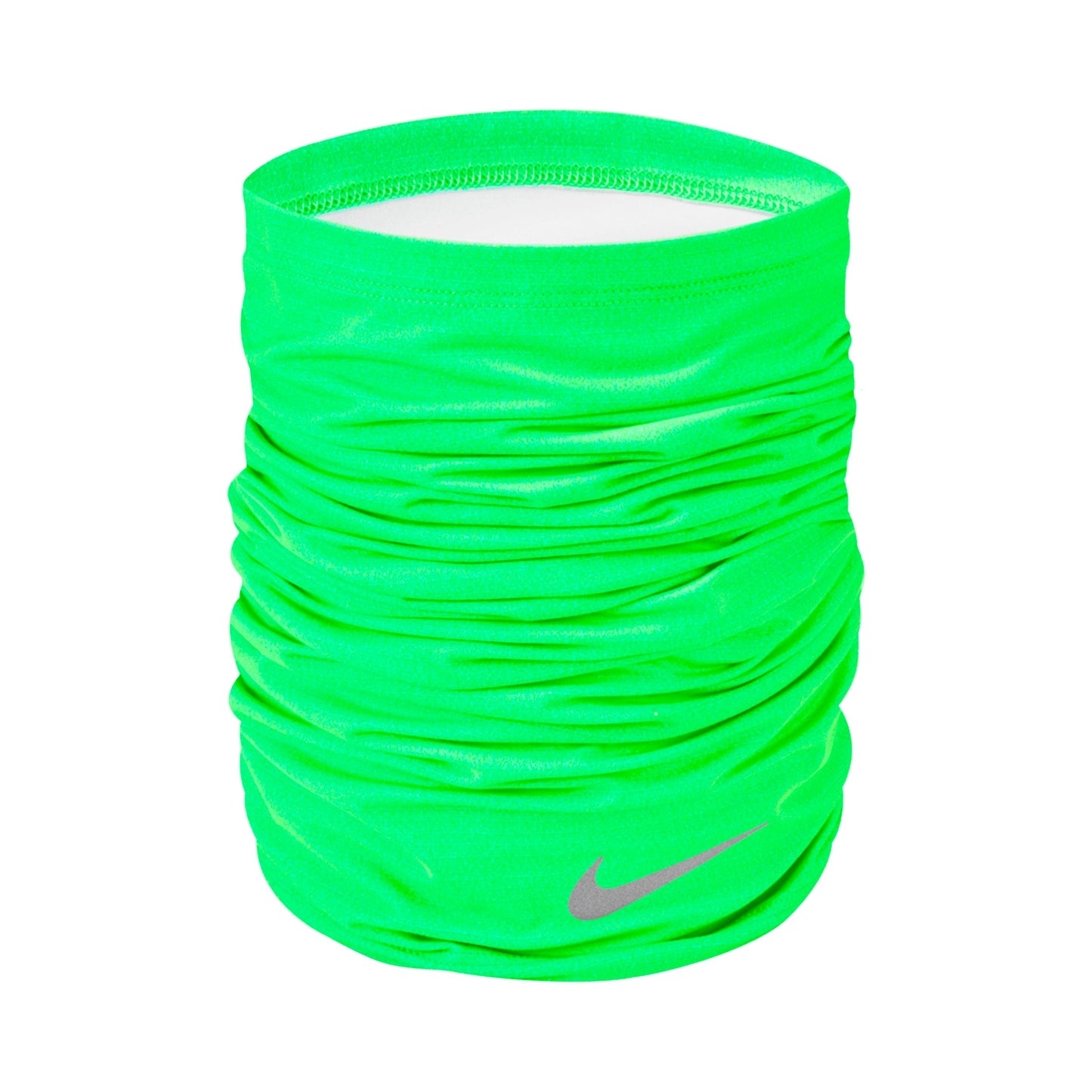 Nike Dri-Fit Wrap 2.0 Ocieplacz na szyję Unisex - neonowy zielony, srebrny