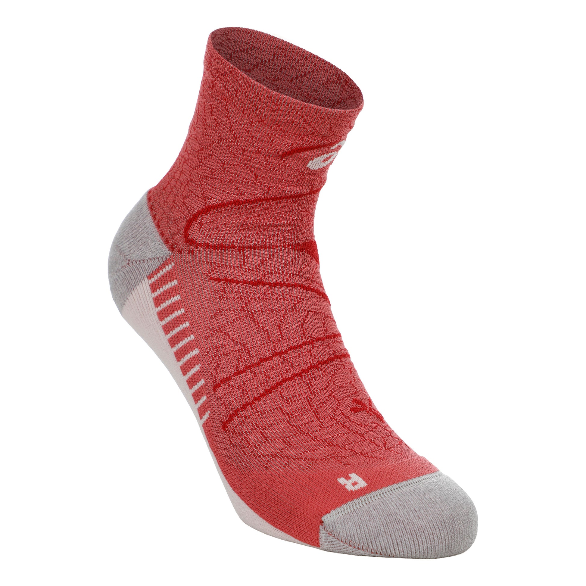 ASICS Performance Run Quarter Skarpety do biegania Unisex - różowy
