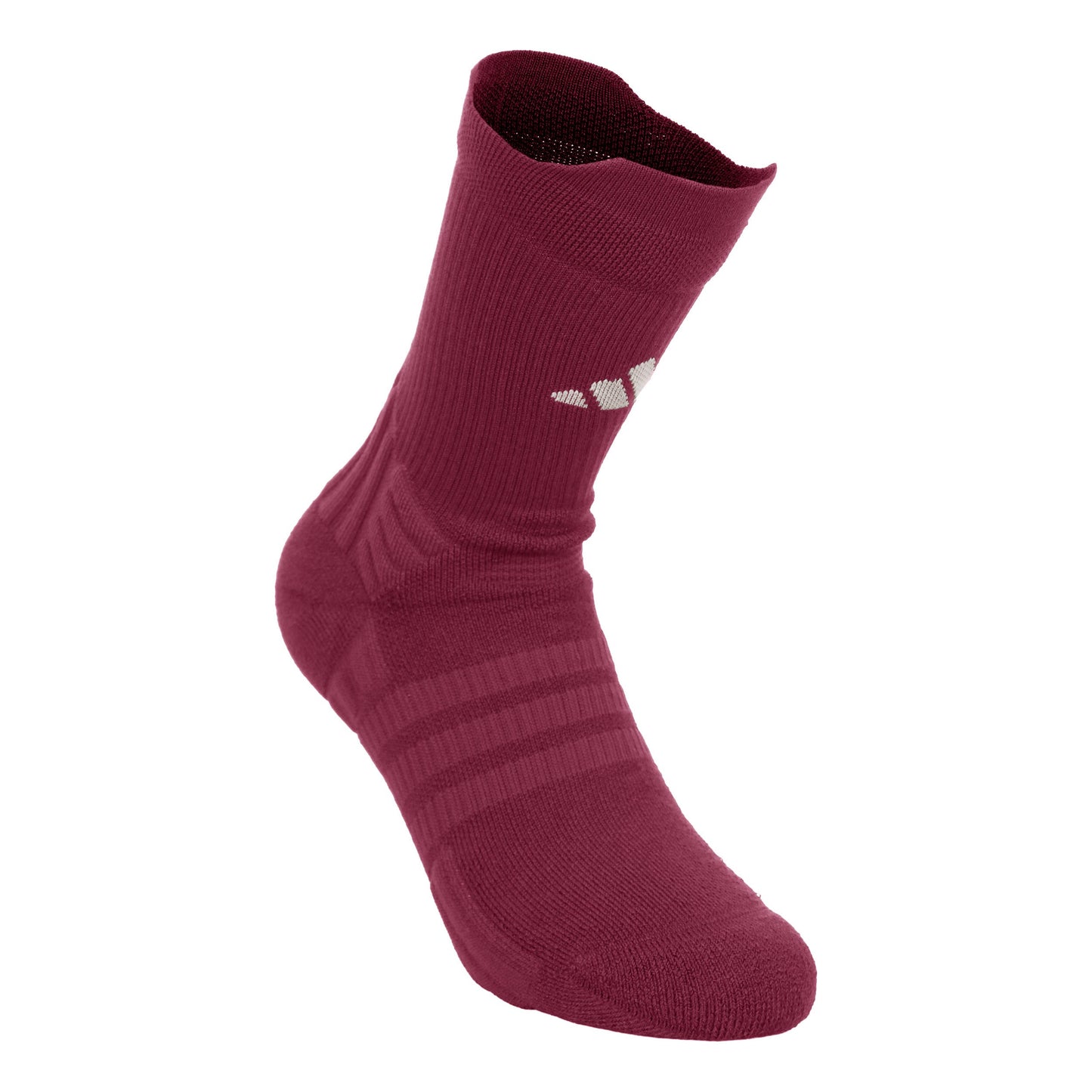 adidas Crew Skarpety tenisowe Unisex - czerwone wino, krem