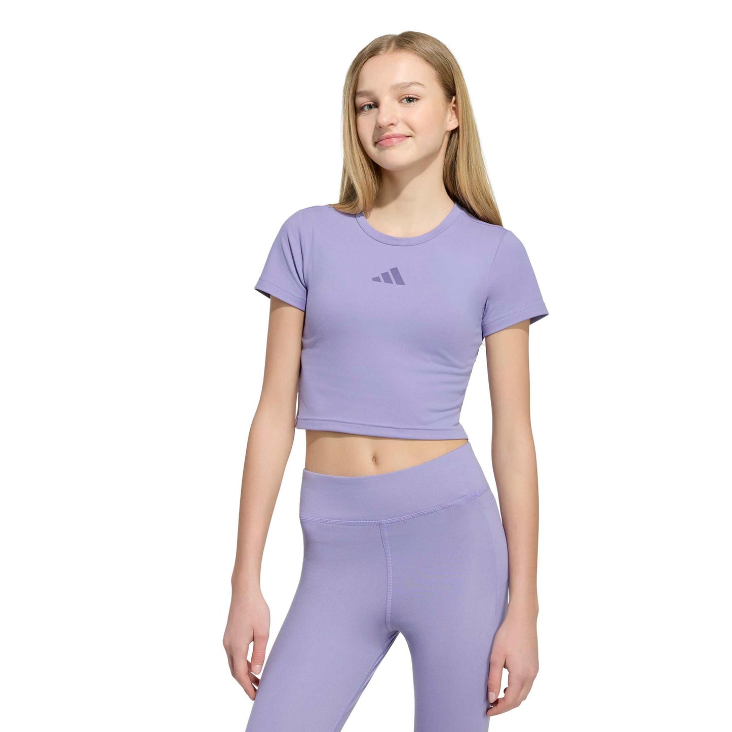 adidas Soft Koszulka Dzieci - liliowy
