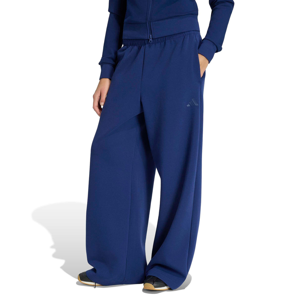 adidas Soft Lux Straight Spodnie dresowe Kobiety - ciemnoniebieski