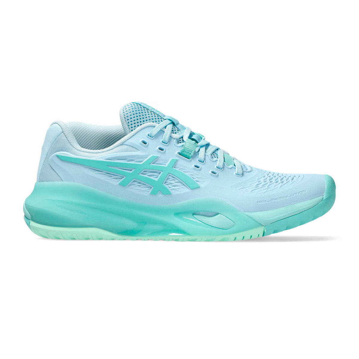ASICS Gel-Resolution X buty do tenisa allcourt Kobiety - jasnoniebieski, miętowy