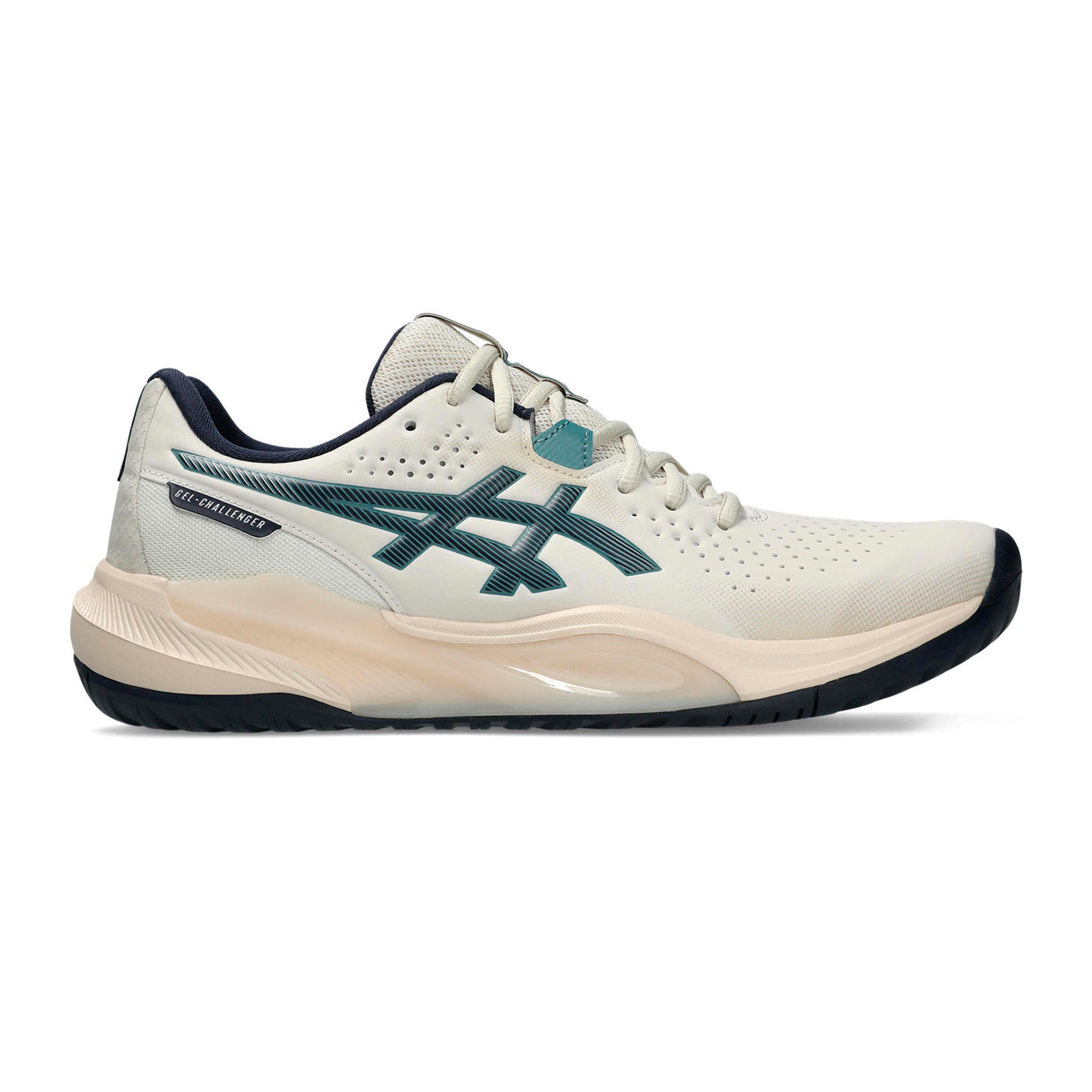 ASICS Gel-Challenger 15 buty do tenisa allcourt Mężczyźni - beż, ciemnoniebieski