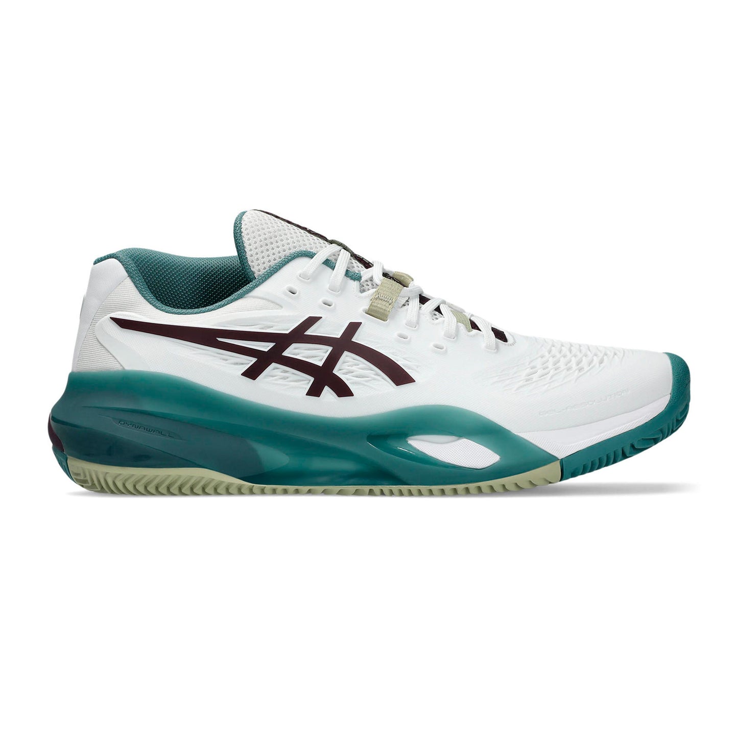 ASICS Gel-Resolution X buty do tenisa ziemnego Mężczyźni - biały, petrolowy