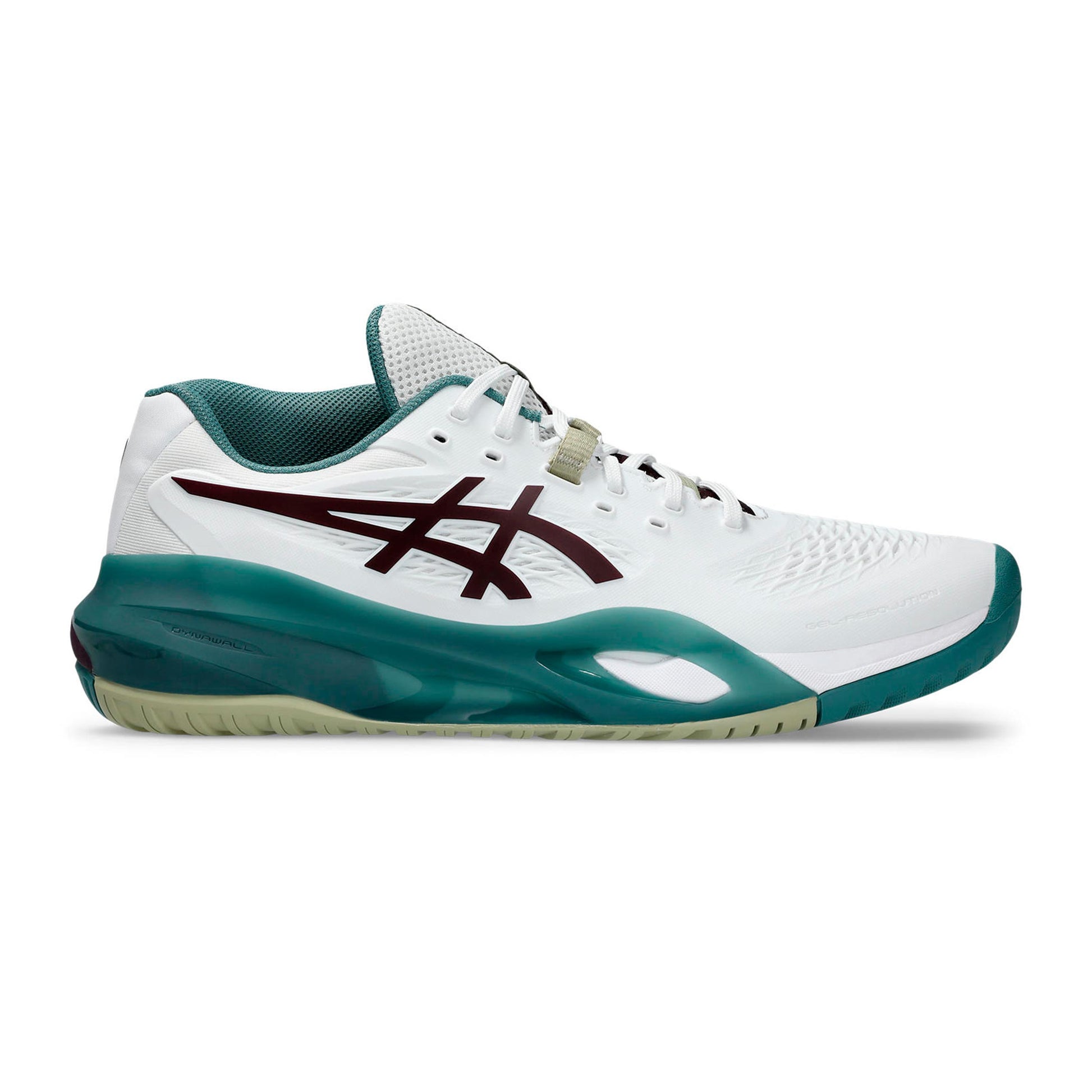 ASICS Gel-Resolution X buty do tenisa allcourt Mężczyźni - biały, petrolowy