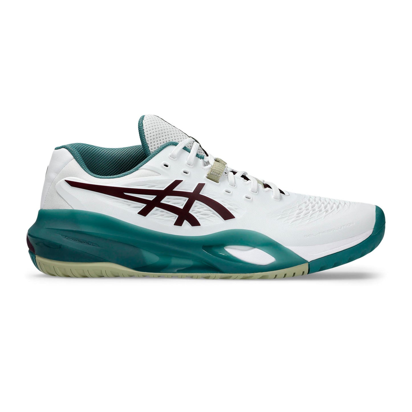 ASICS Gel-Resolution X buty do tenisa allcourt Mężczyźni - biały, petrolowy