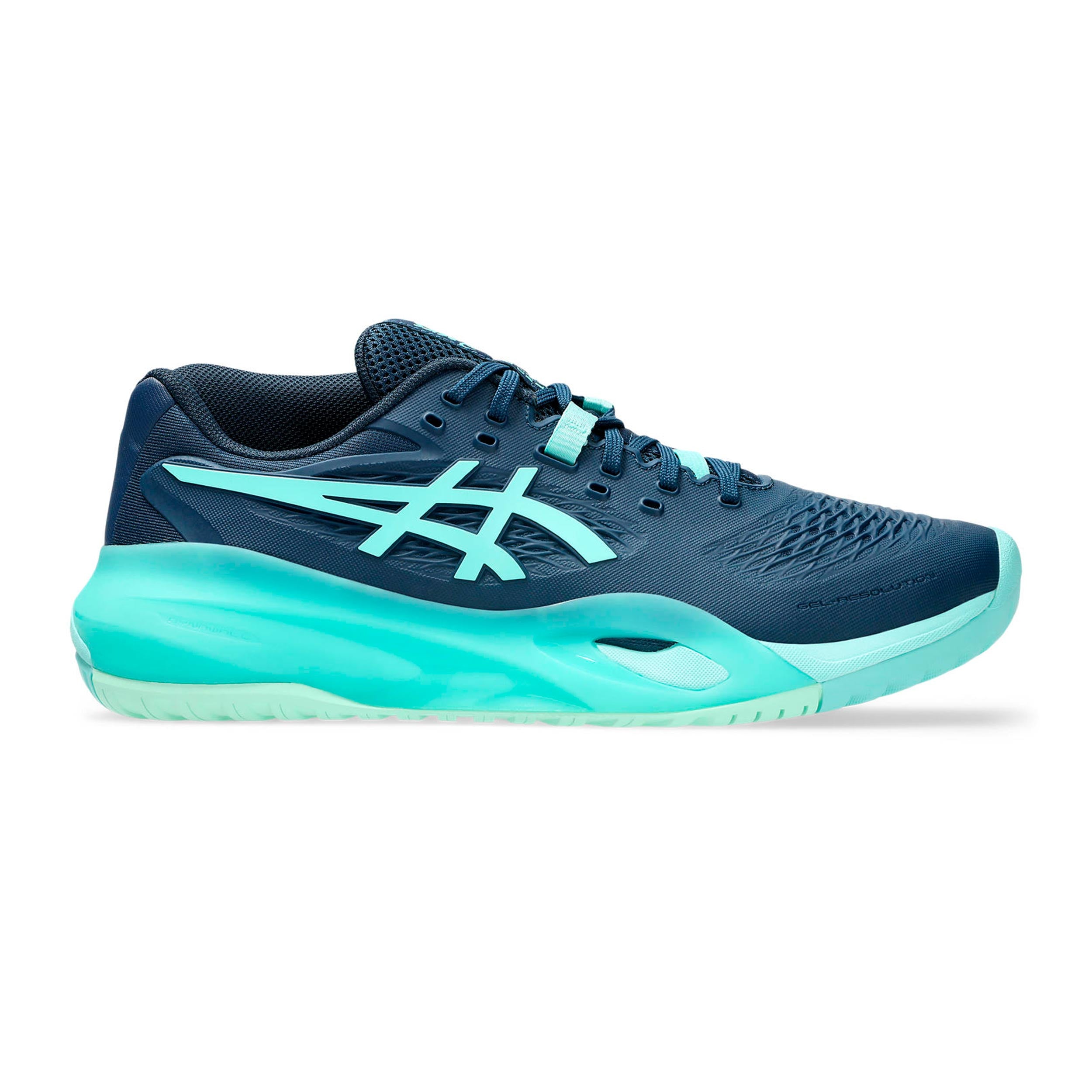 ASICS Gel-Resolution X buty do tenisa allcourt Mężczyźni - ciemnoniebieski, miętowy