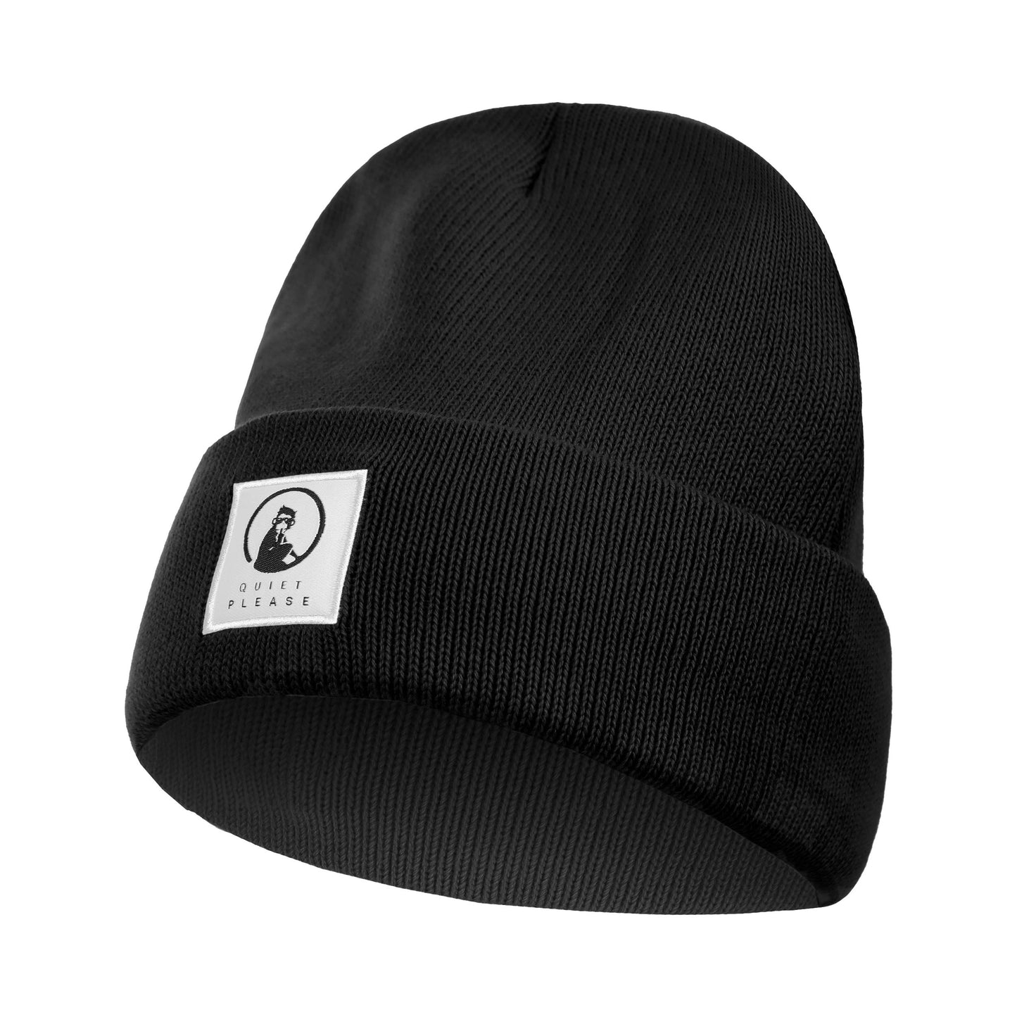 Quiet Please Get Warm Czapka Unisex-czarny