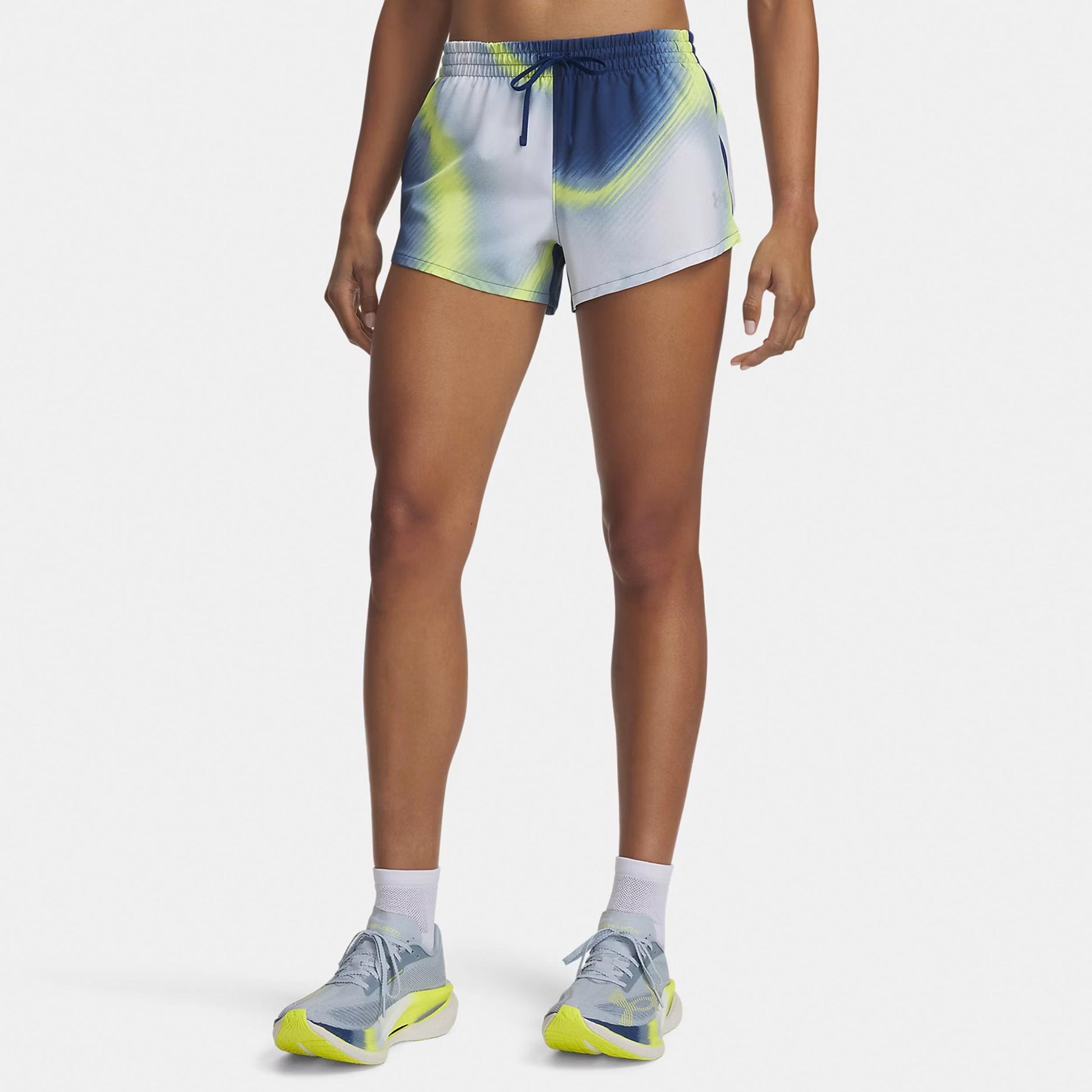 Under Armour Velociti Pro 3in  Spodenki do biegania Kobiety - niebieski, wielokolorowy