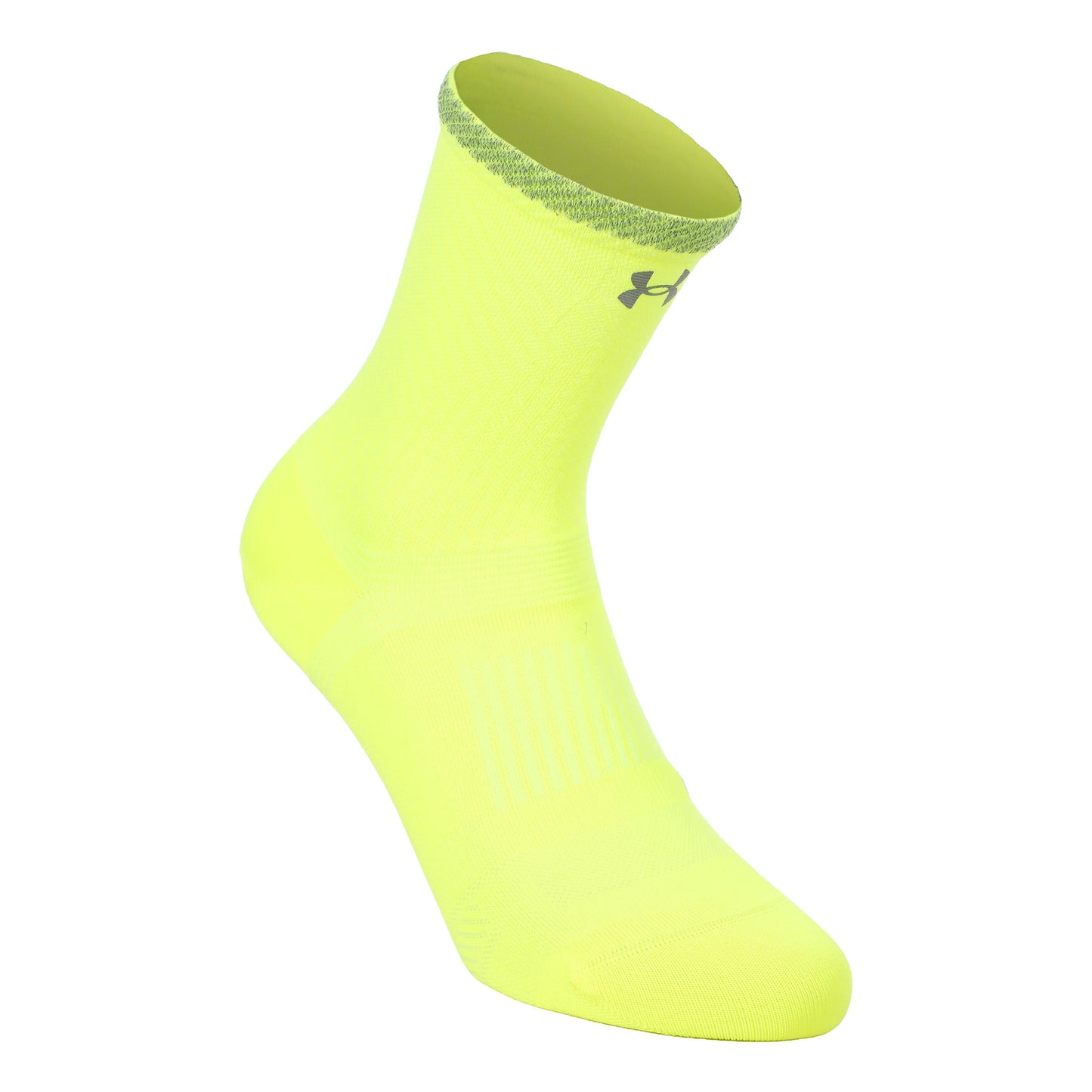 Under Armour Velociti Lite Crew  Skarpety do biegania Unisex-neonowy żółty, neonowy żółty