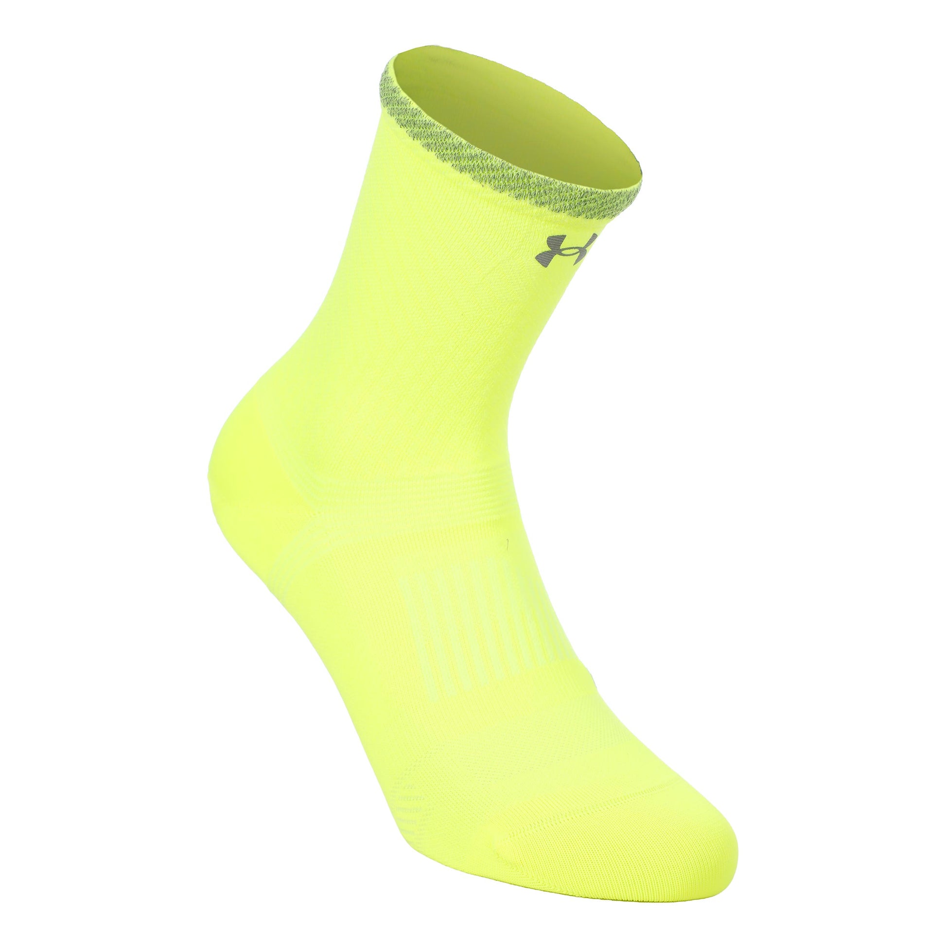 Under Armour Velociti Lite Crew  Skarpety do biegania Unisex-neonowy żółty, neonowy żółty