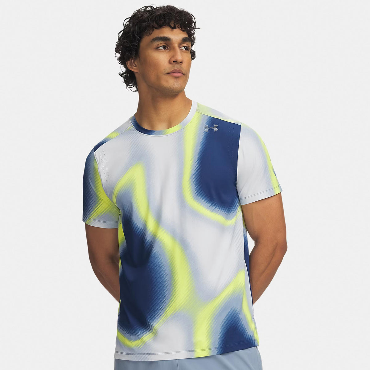 Under Armour Velociti Pro Print  Koszulka do biegania Mężczyźni - niebieski, wielokolorowy