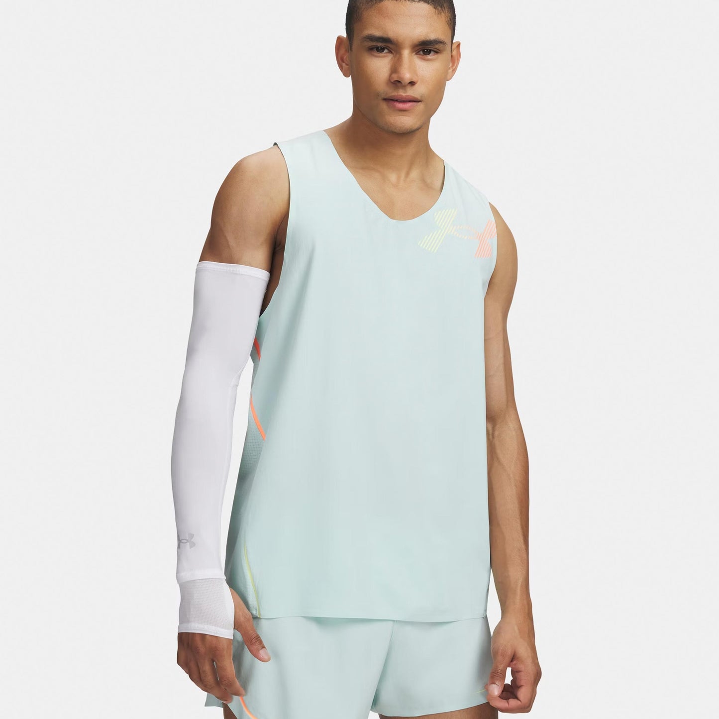 Under Armour Velociti Elite Singlet Koszulka do biegania Mężczyźni-mięta, koral